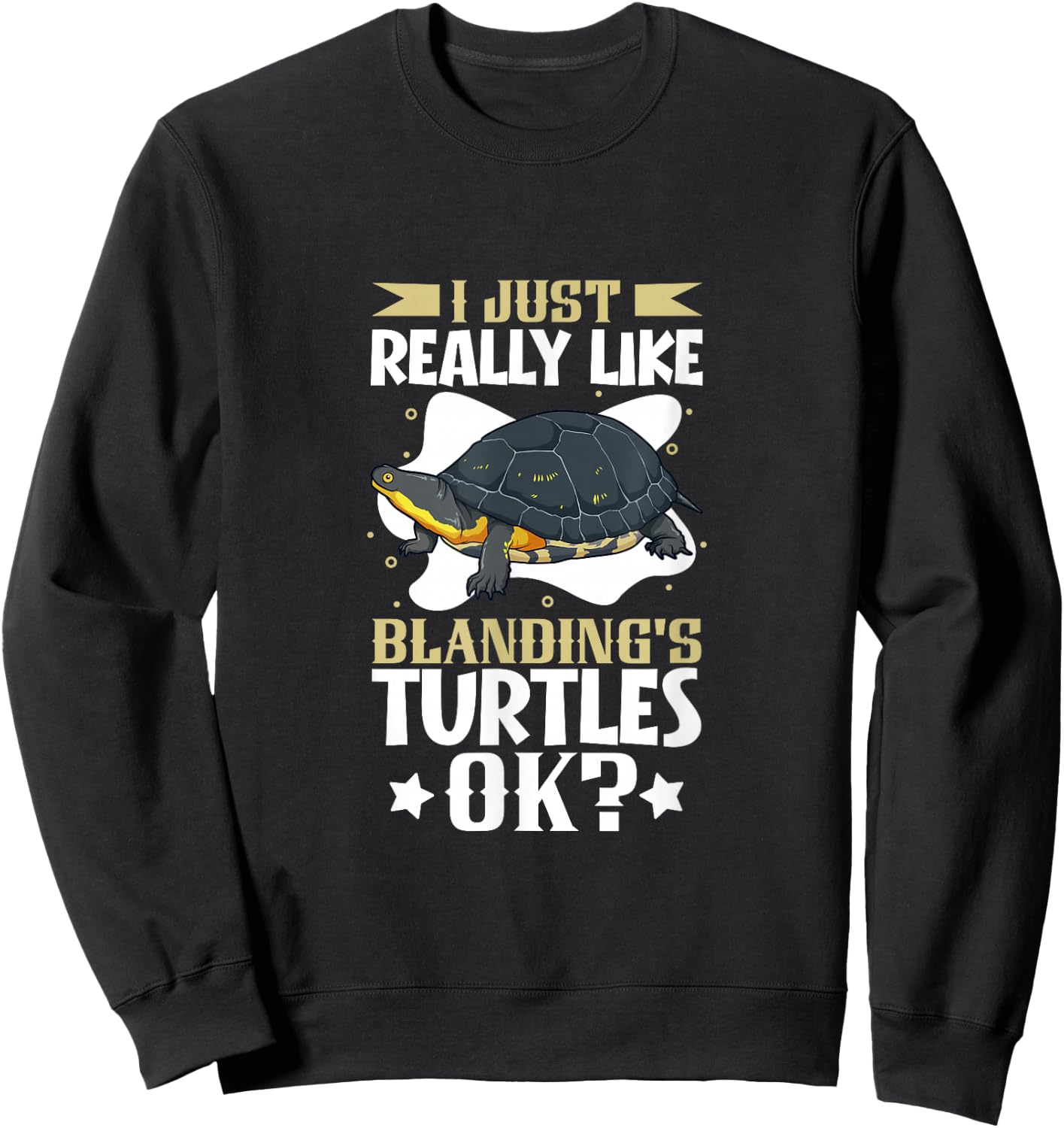 I just really like my Blanding's Turtle Sweatshirt - Sweatshirt | Black