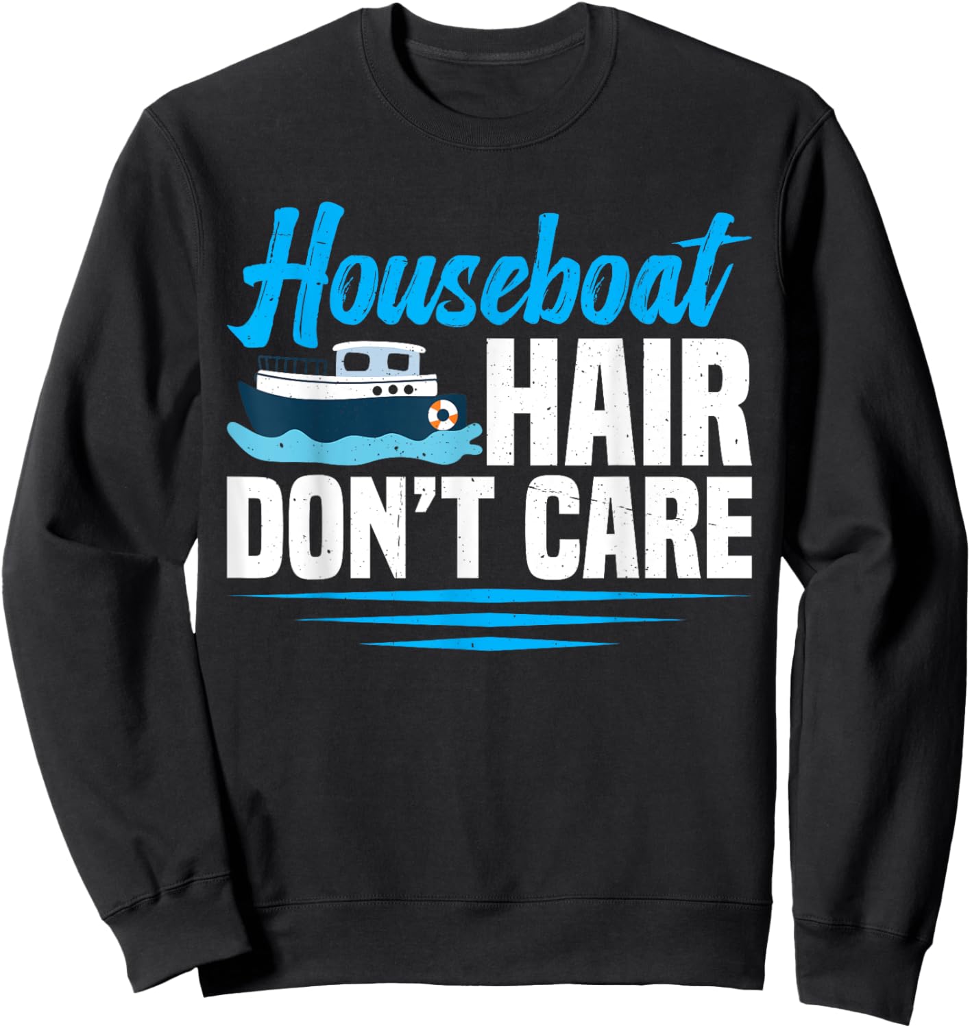 Houseboat Hair Sweatshirt - Sweatshirt | Black