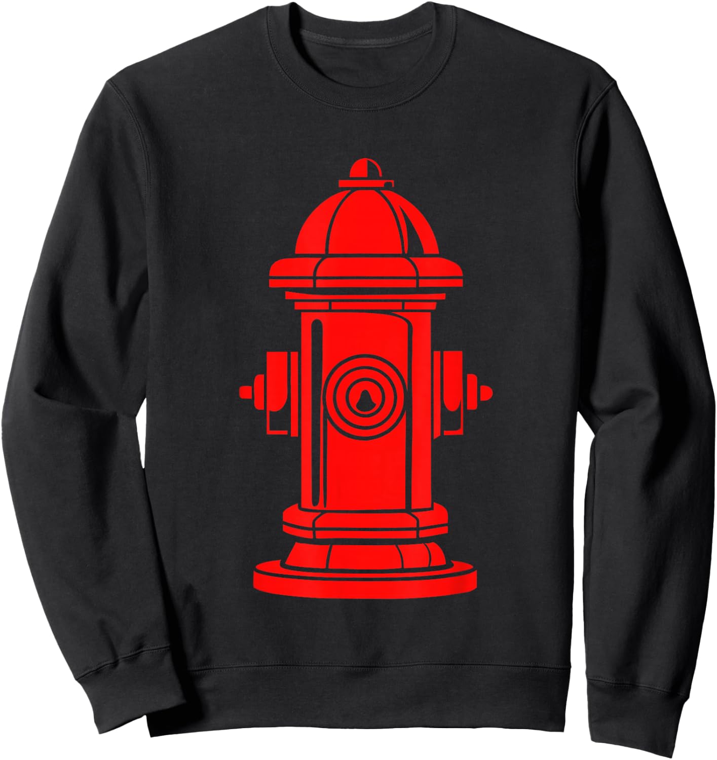 Fire Hydrant for Firefighter Costume Halloween Party Sweatshirt - Sweatshirt | Black