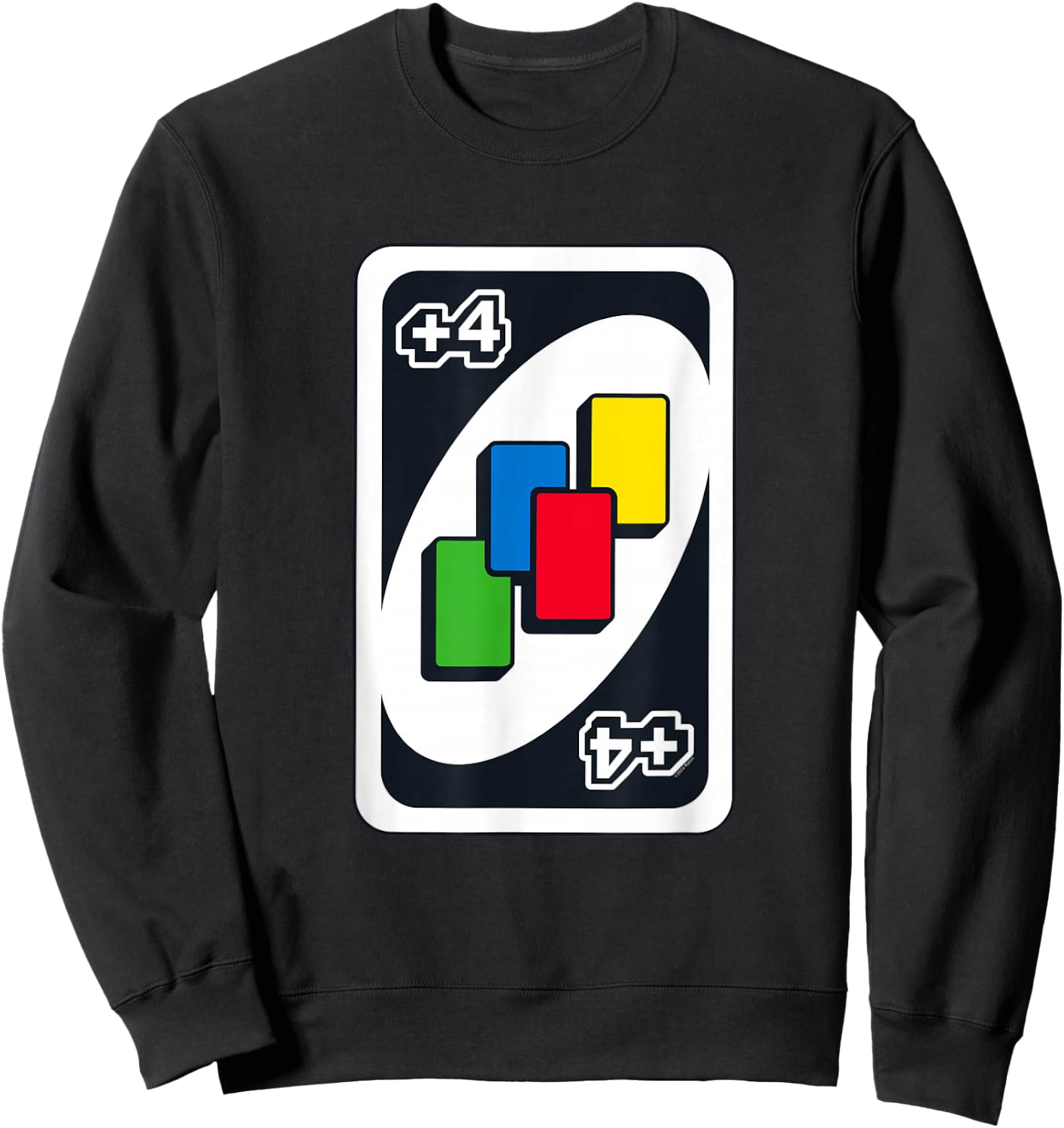 UNO - Draw Four Sweatshirt - Sweatshirt | Black