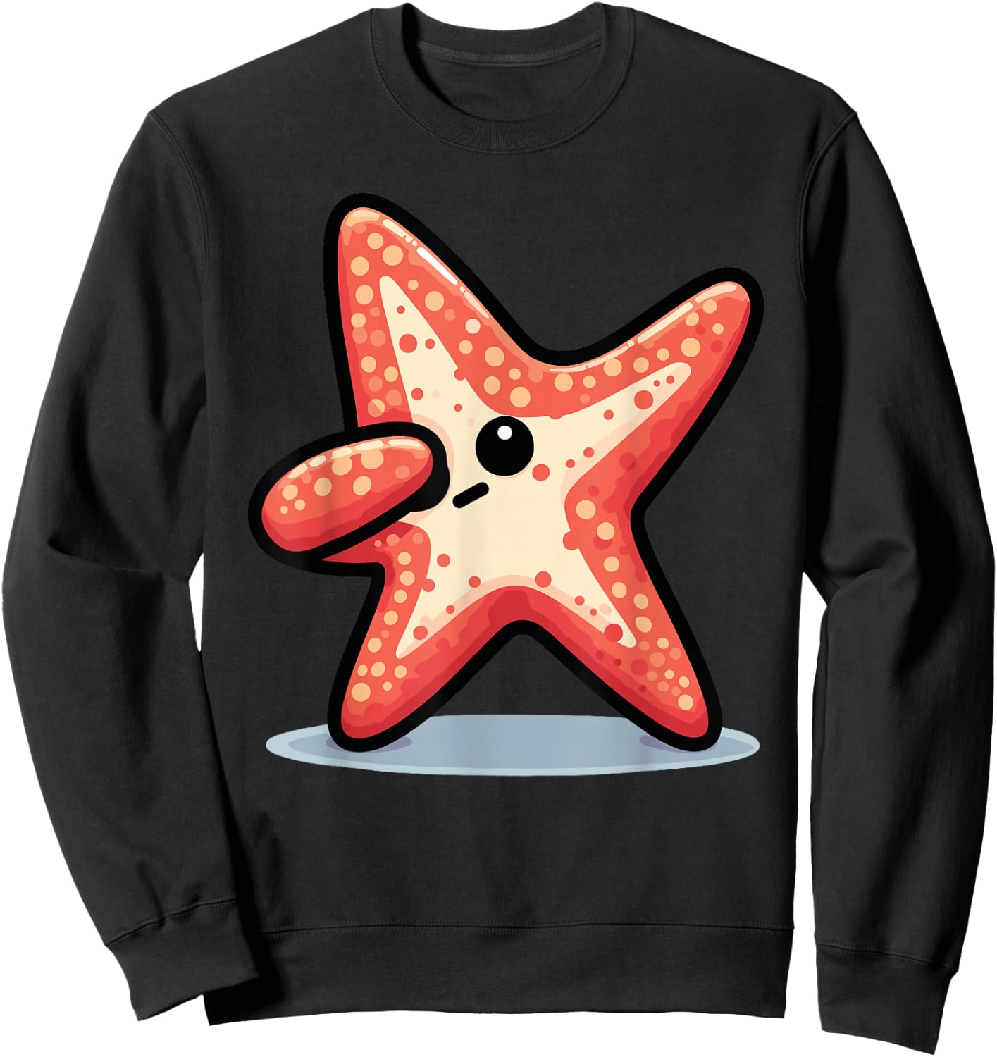 Dabbing Starfish Dab Dance Starfish Lovers Sweatshirt - Sweatshirt | Black