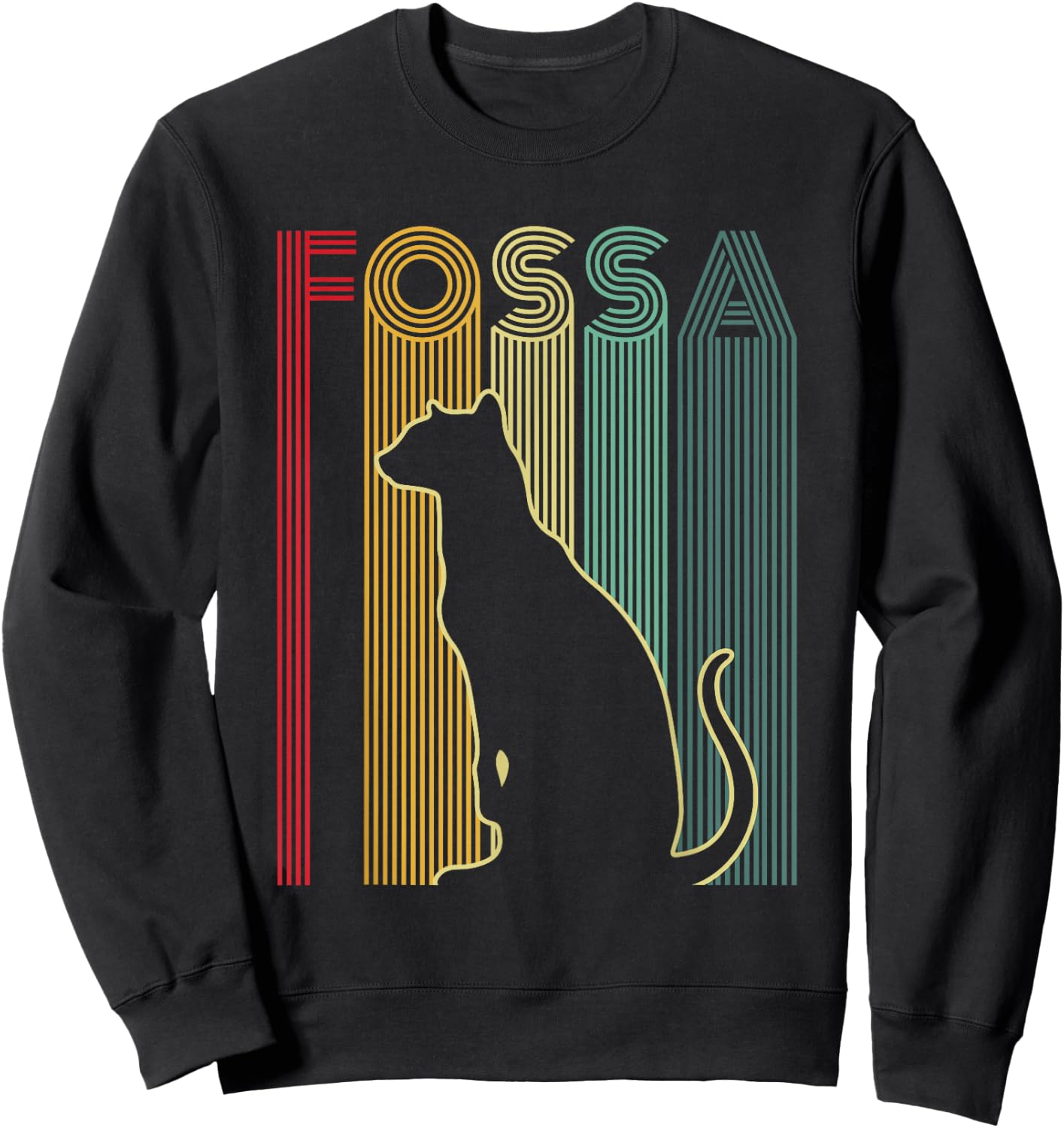 FOSSA Design for a Fossa lover Sweatshirt - Sweatshirt | Black