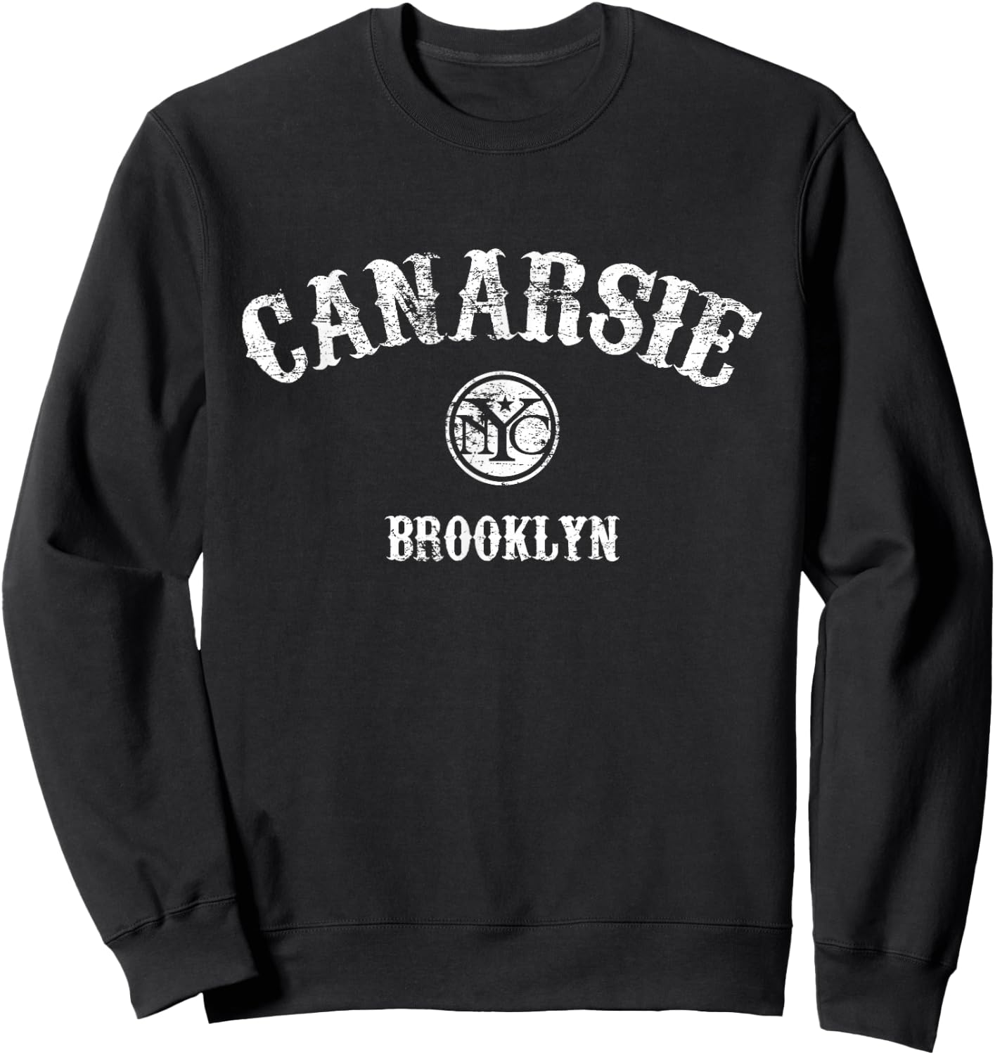 Canarsie Brooklyn Vintage New York Sweatshirt - Sweatshirt | Black