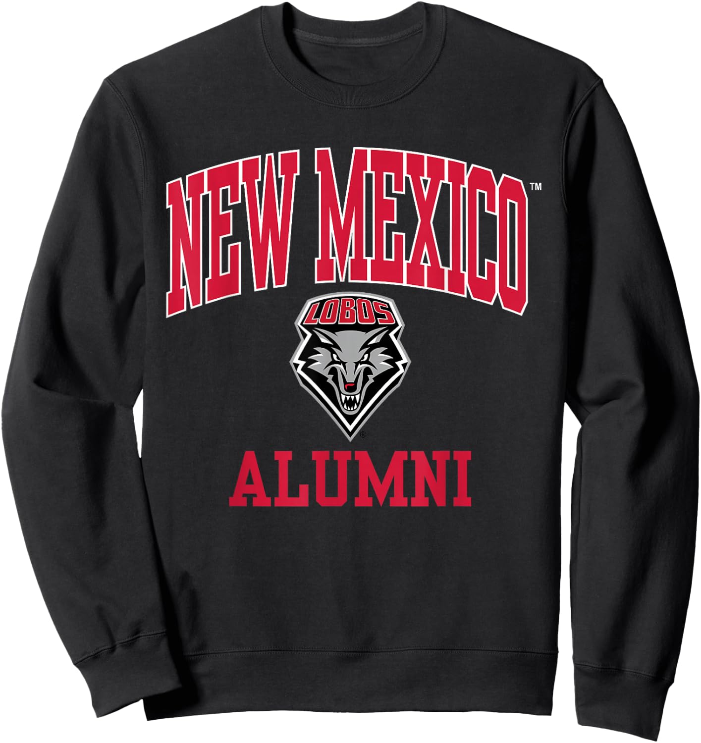 New Mexico Lobos | Alumni NCAA University of | NCAFNMU03 Sweatshirt - Sweatshirt | Black