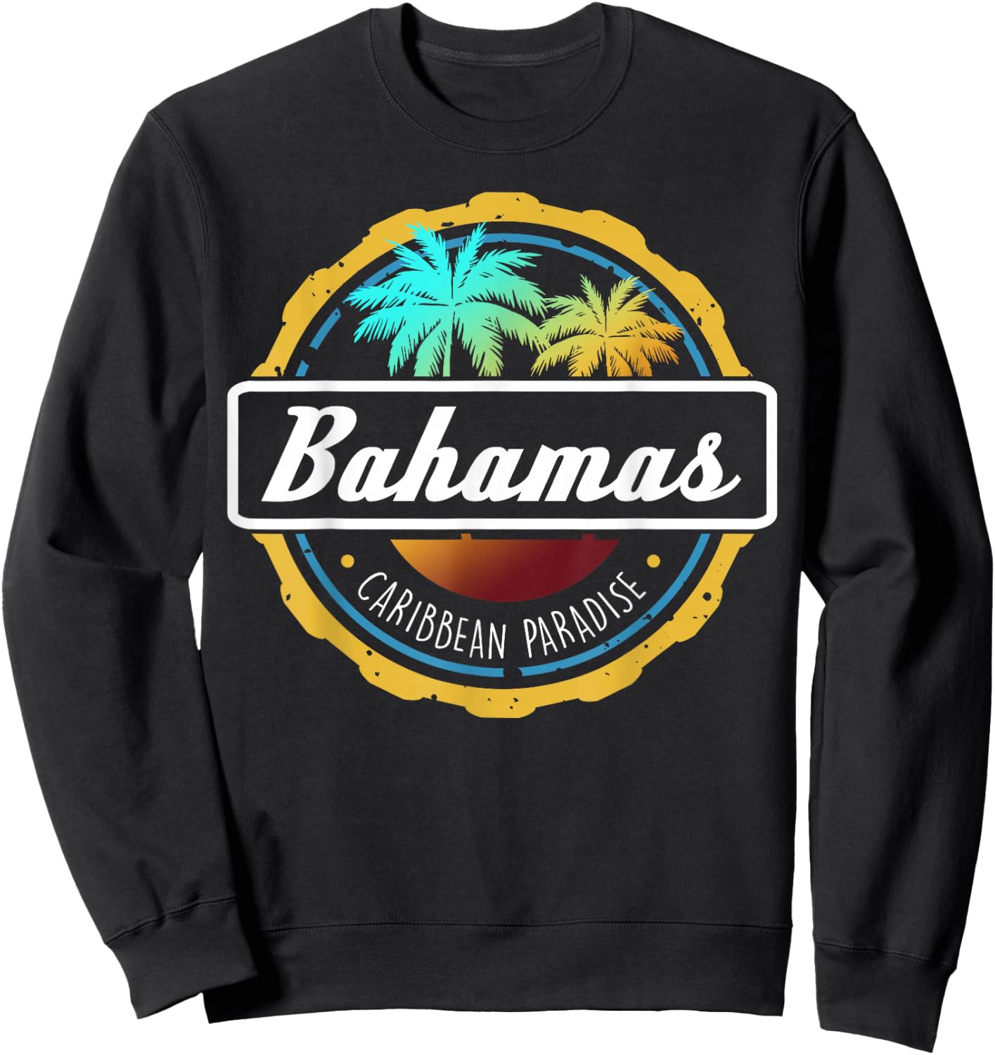 Proud Bahamas Bahamians Flag Gift Design Idea Nassau Design Small Sweatshirt - Sweatshirt | Black