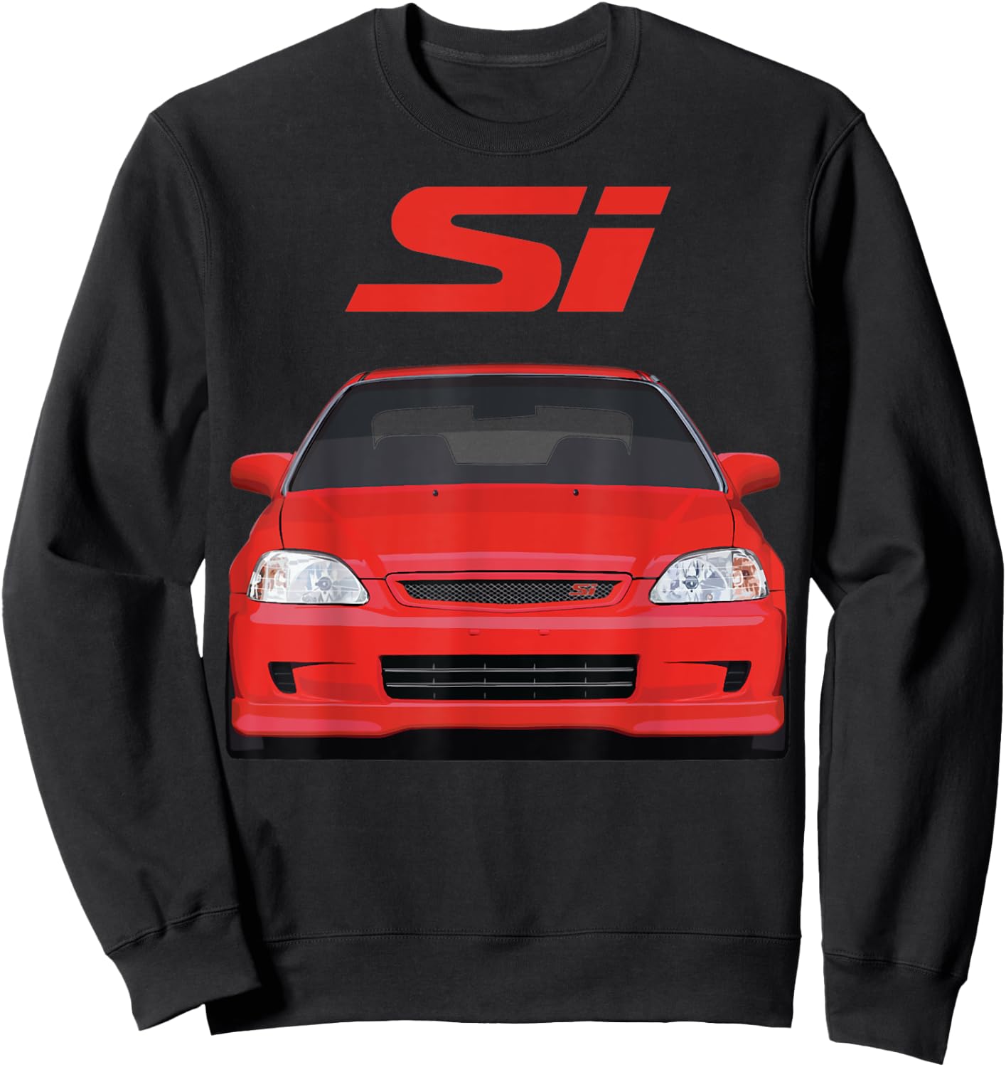Civic Si JDM Japanese Car Sweatshirt - Sweatshirt | Black