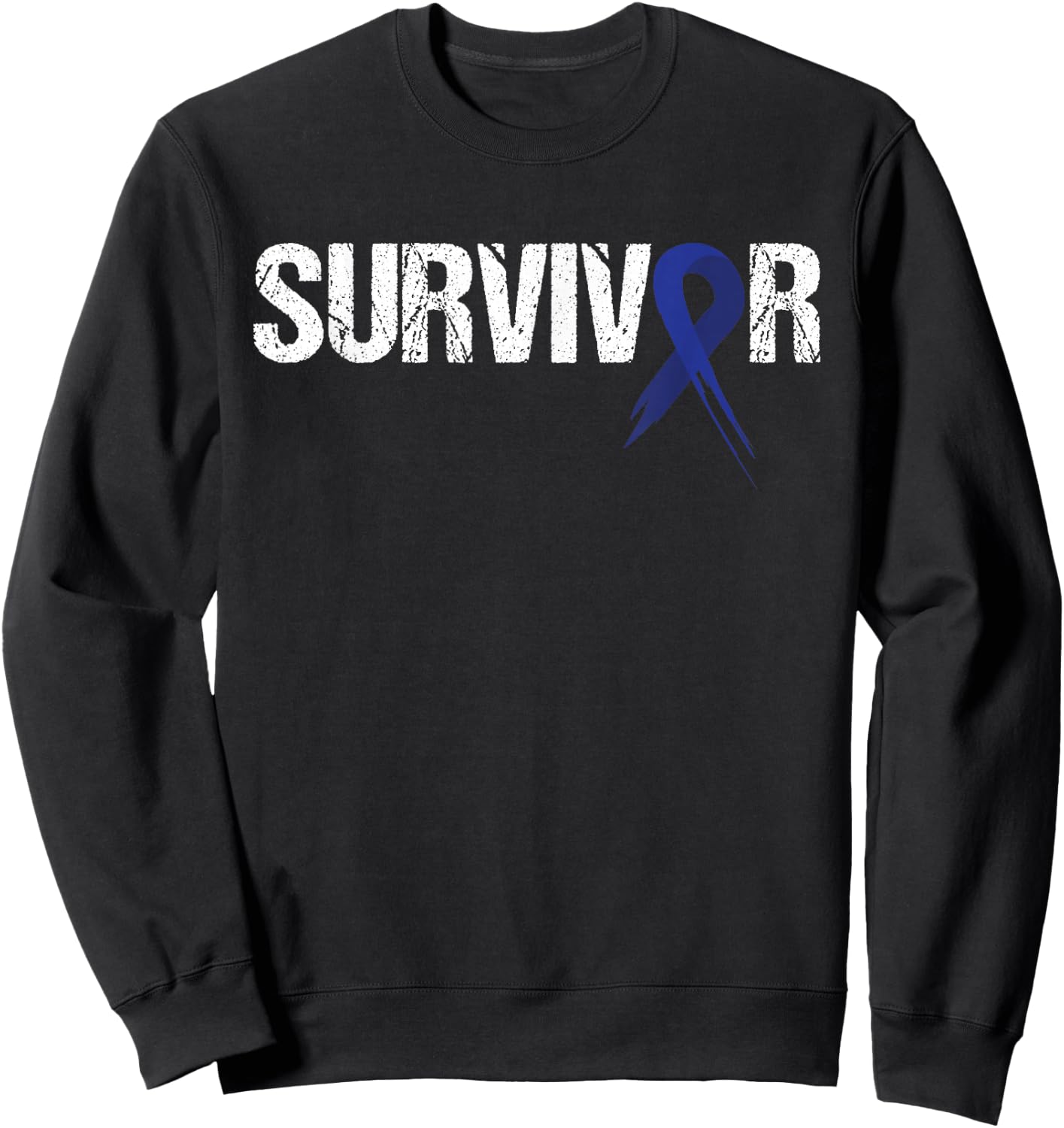 Colon Cancer Survivor Gift Women Find A Cure Sweatshirt - Sweatshirt | Black