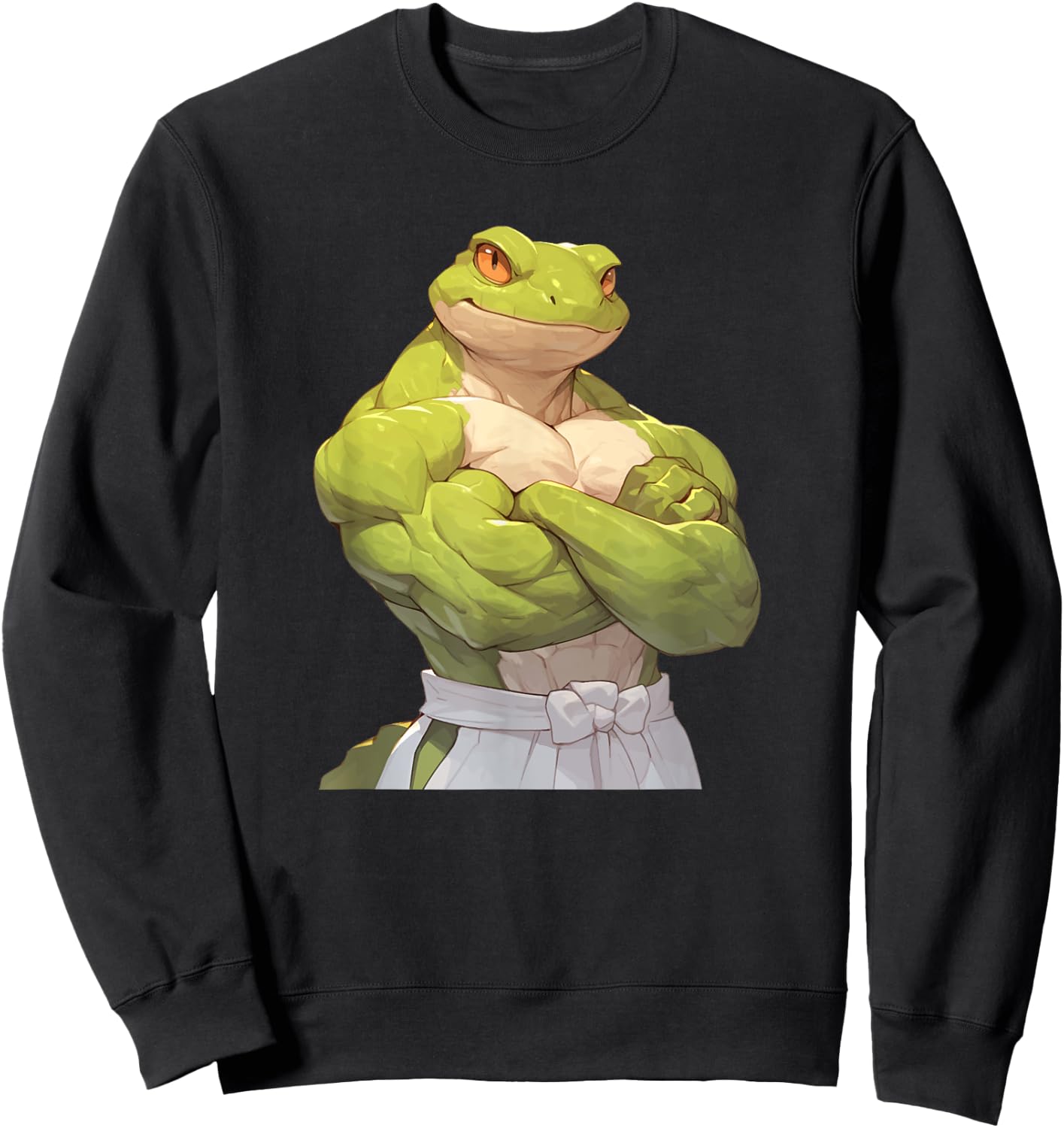 Lizard Bodybuilder Gym Muscles Wieghtlifting Gecko Sweatshirt - Sweatshirt | Black