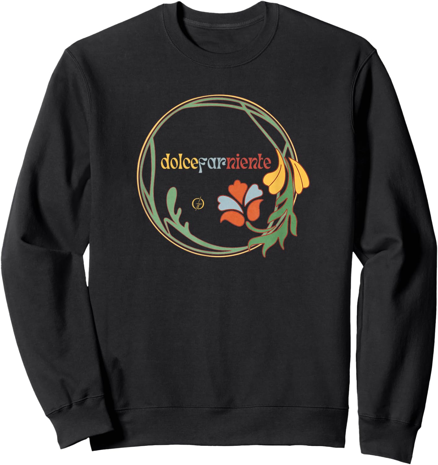 Dolce Far Niente #31 - Peaceful Vacation Sweatshirt - Sweatshirt | Black
