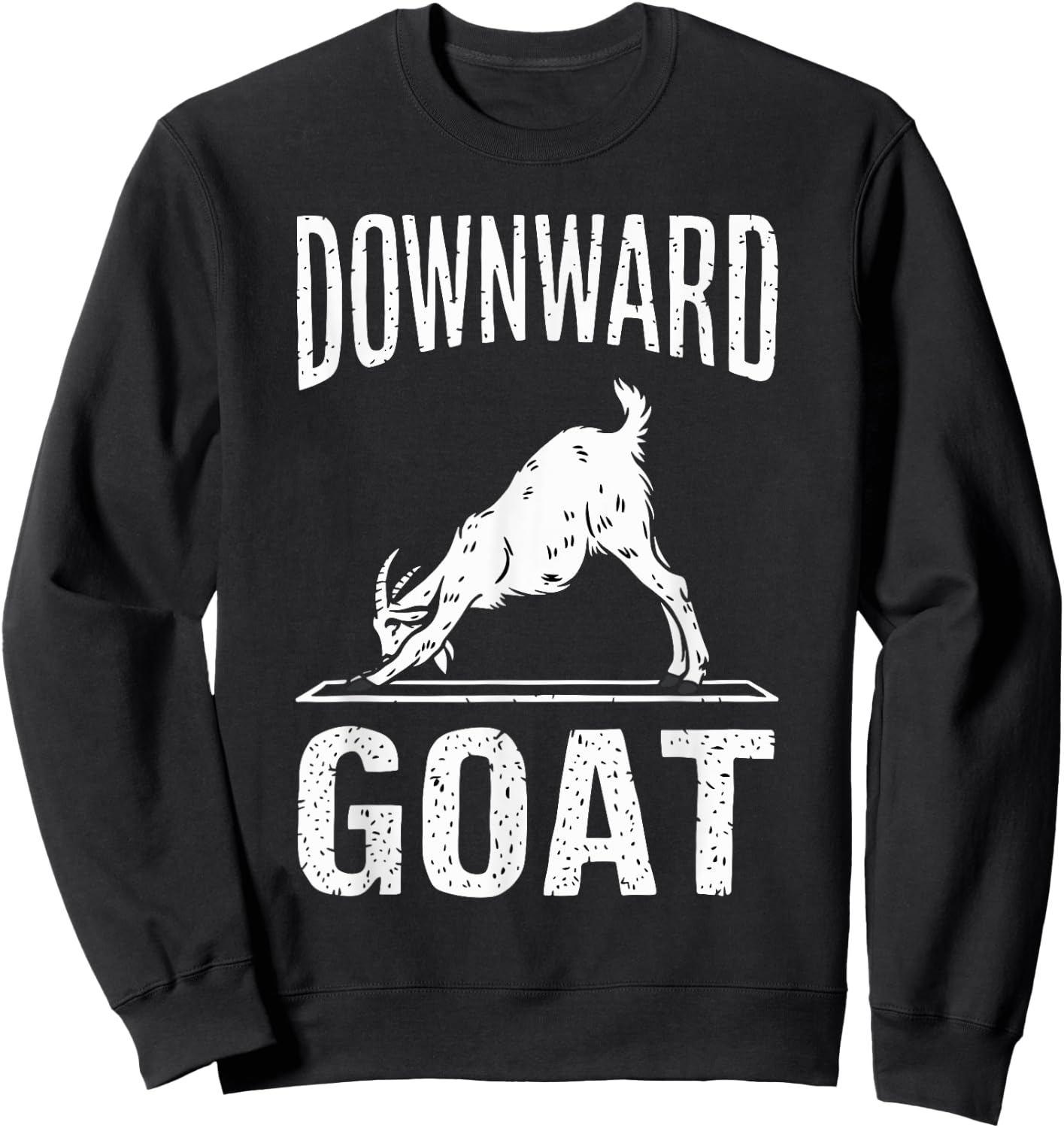 Goat Yoga Game Yoga Class Yoga Instructor Yoga Goats Sweatshirt - Sweatshirt | Black