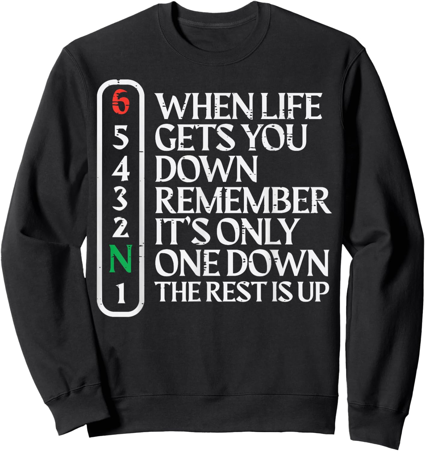 Biker When Life Gets You Down Motorcycle Gear Men Women Kids Sweatshirt - Sweatshirt | Black