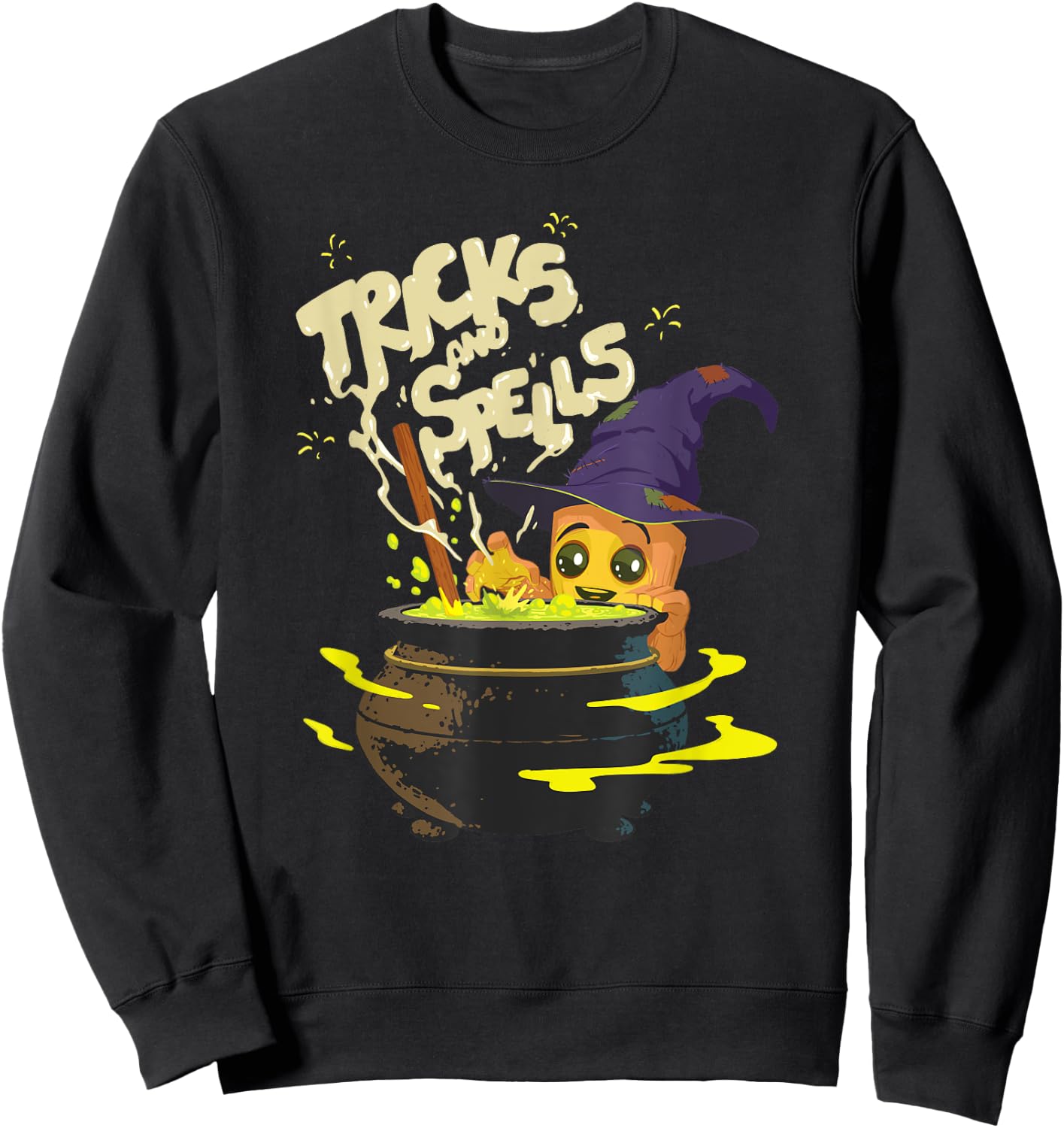 Marvel Baby Groot Witch Costume Halloween Tricks and Spells Sweatshirt - Sweatshirt | Black