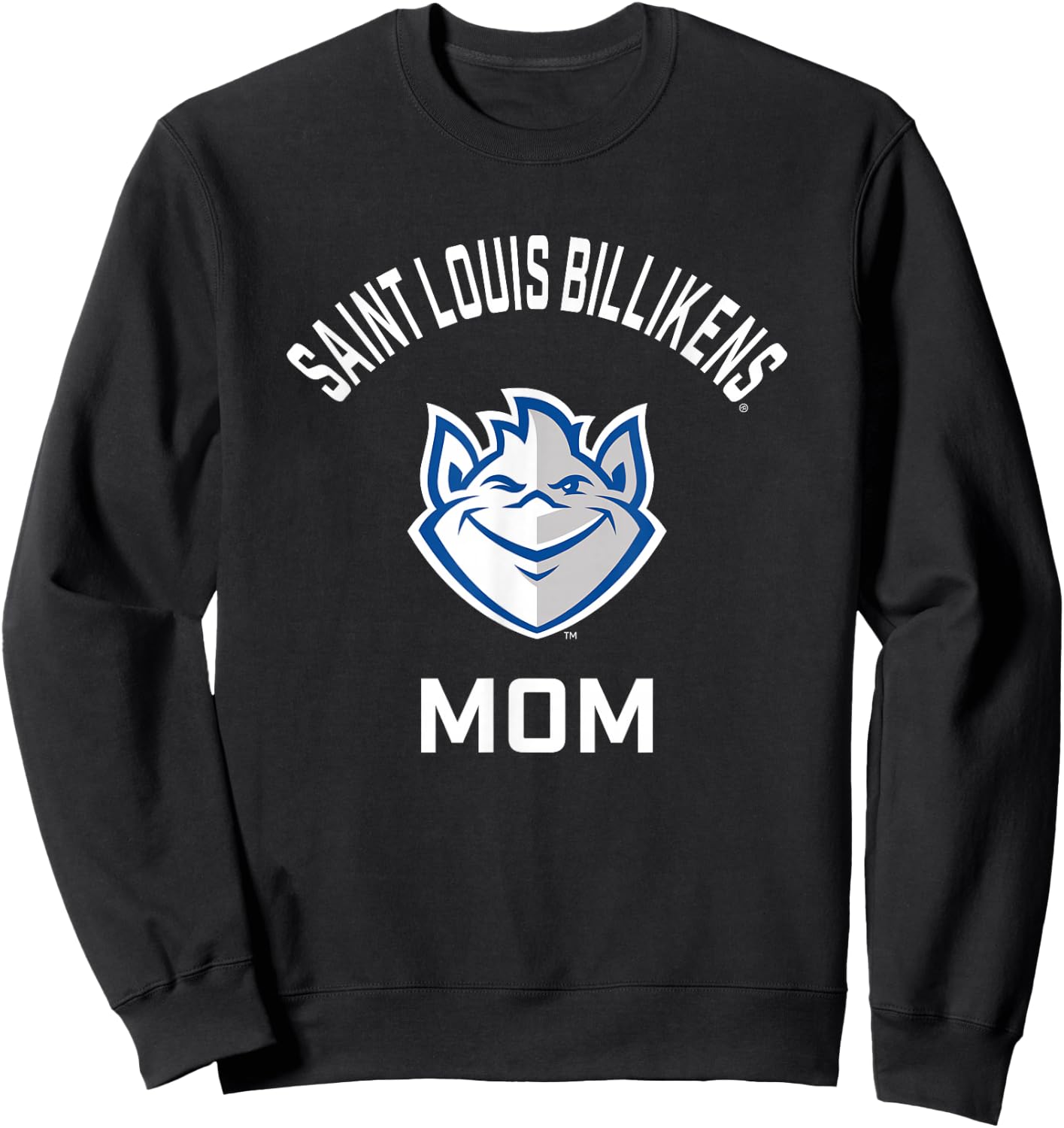 Saint Louis University SLU Billikens Arched Mom Sweatshirt - Sweatshirt | Black