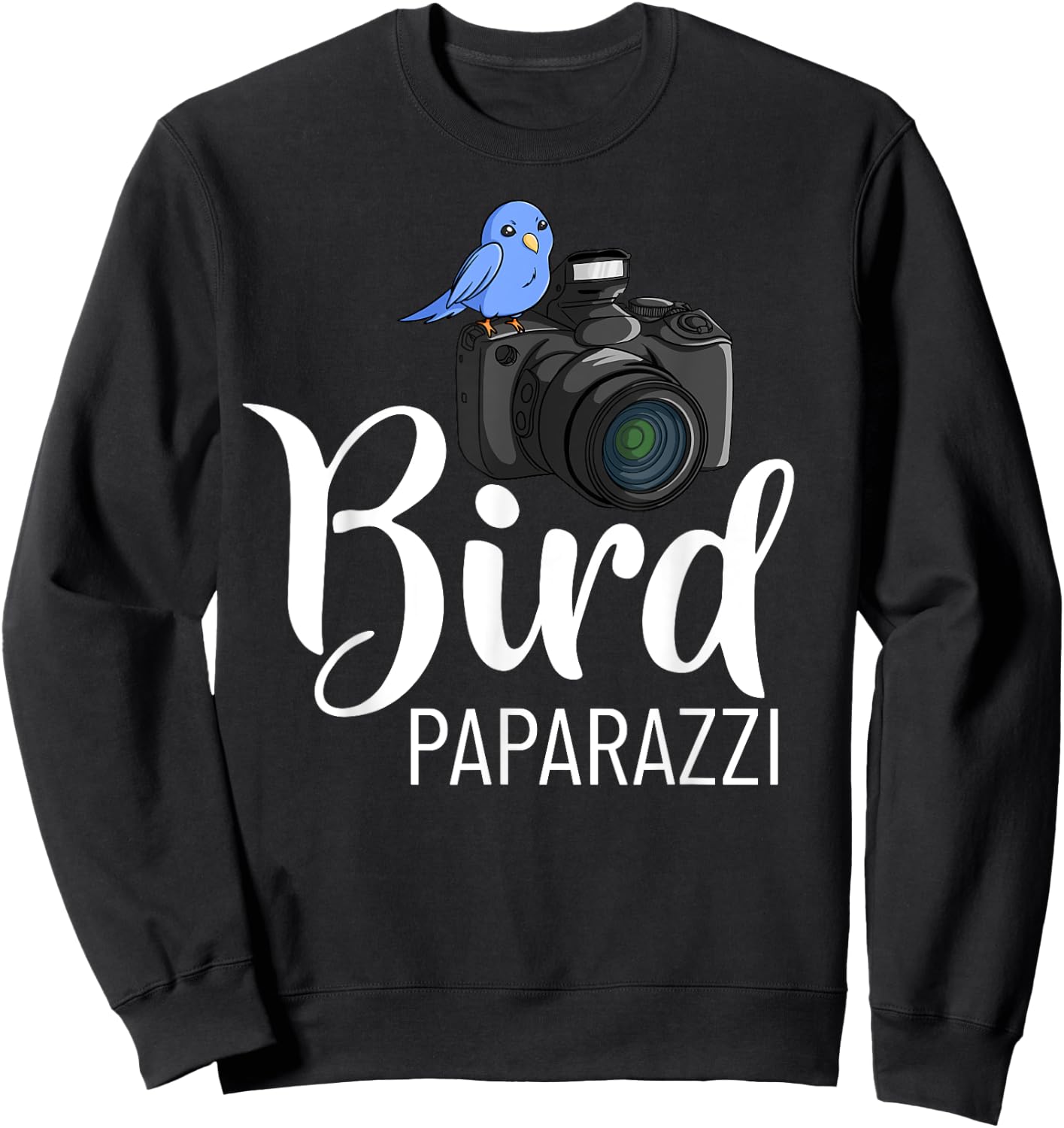 Bird Photography Lens Camera Photographer Sweatshirt - Sweatshirt | Black