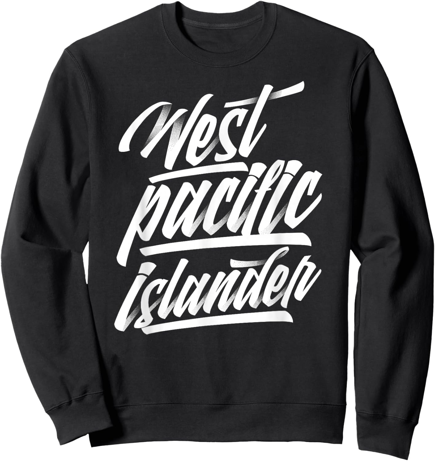 West Pacific Islander Shirt Guam T shirt Sweatshirt - Sweatshirt | Black