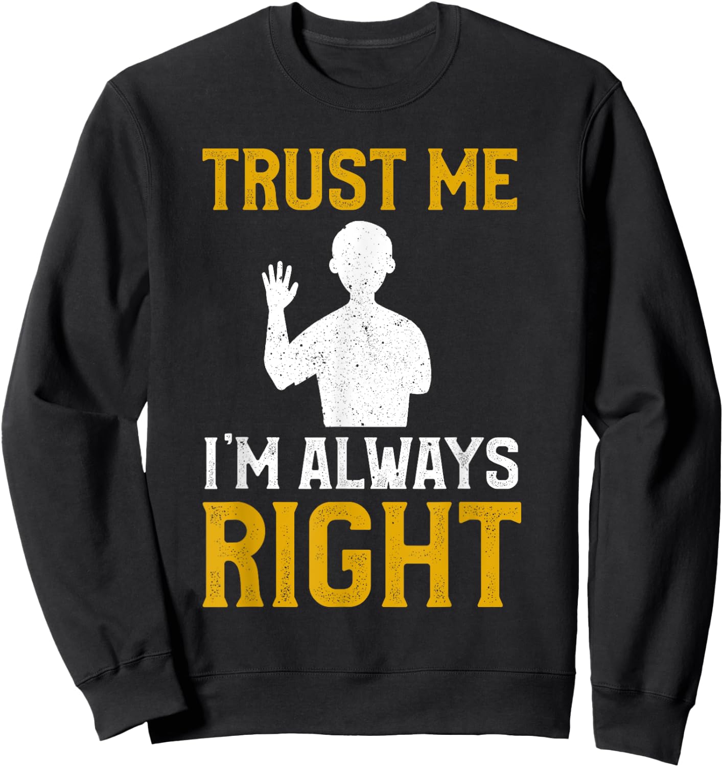 Funny Arm amputee missing arm amputation Sweatshirt - Sweatshirt | Black