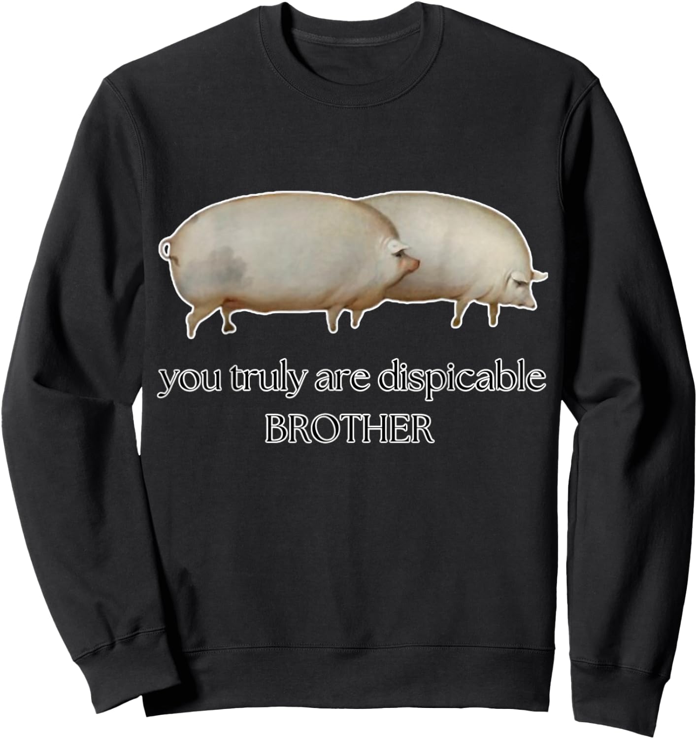Funny Brother May I Have Somne Oats Meme Sweatshirt - Sweatshirt | Black
