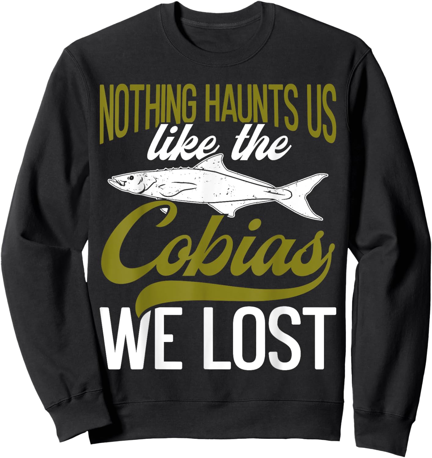 Cobia Fishing Lure & Cobia Fishing Equipment Cobia Fisher Sweatshirt - Sweatshirt | Black