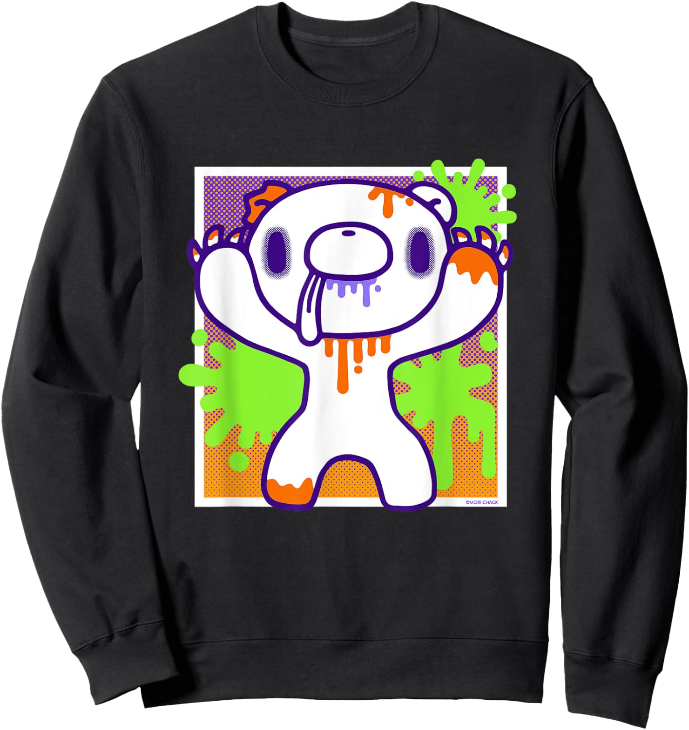 Gloomy Bear The Naughty Grizzly Halloween Spooky Pop Art Sweatshirt - Sweatshirt | Black