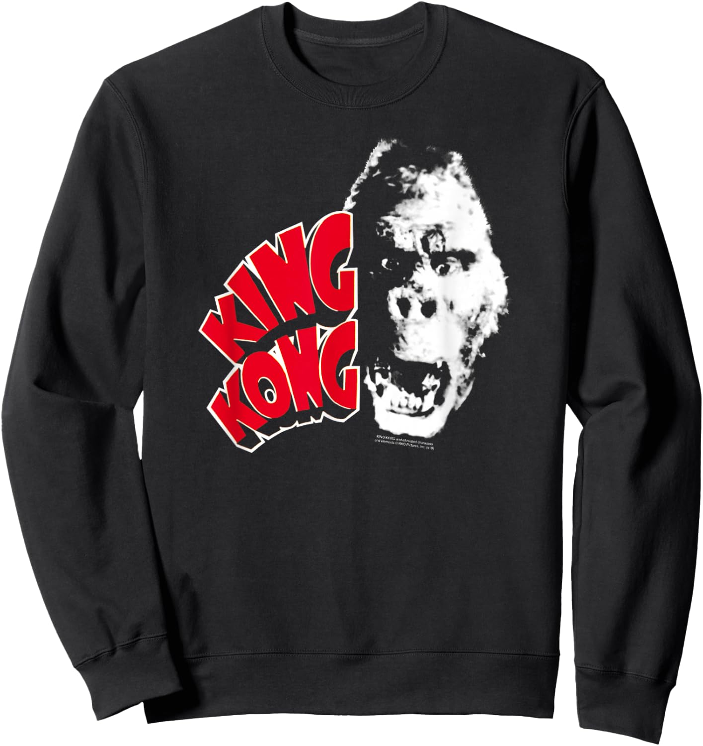 King Kong Head Sweatshirt - Sweatshirt | Black