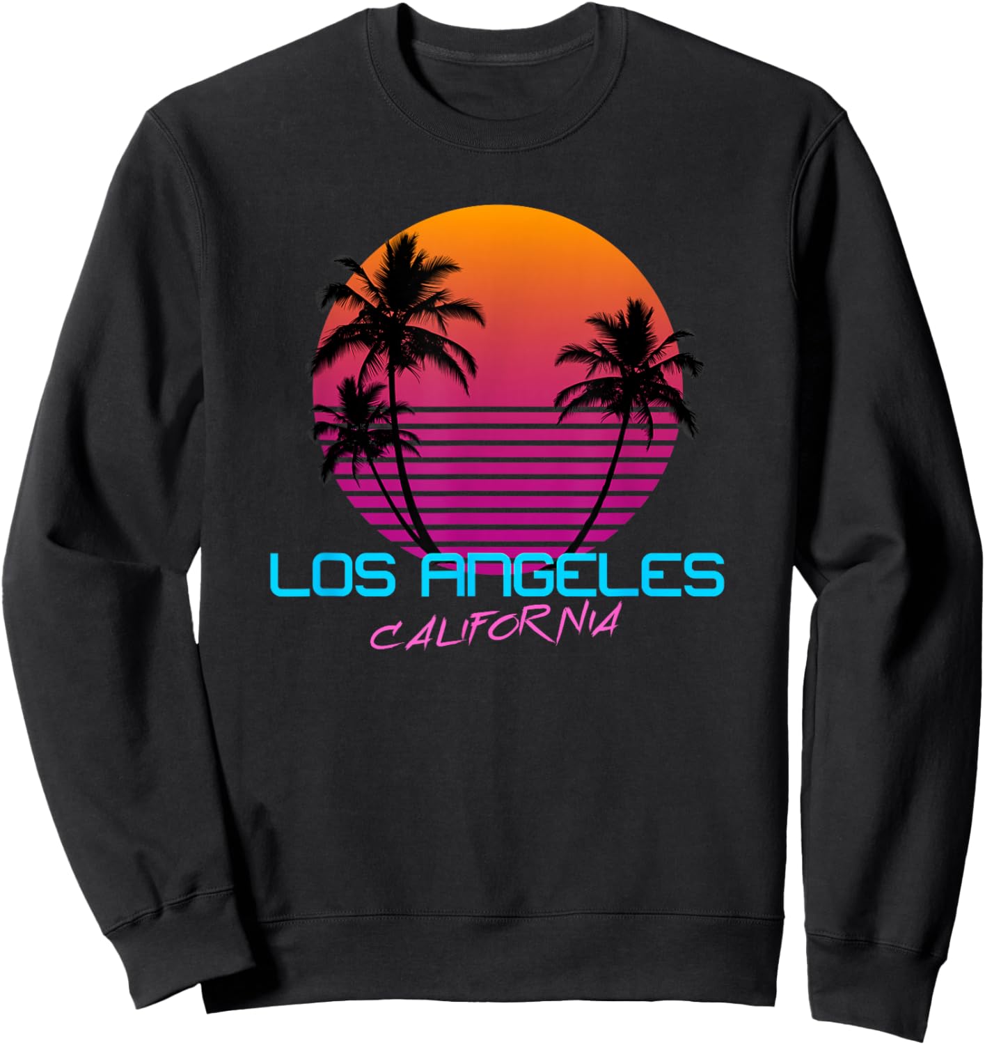 Los Angeles California Sweatshirt - Sweatshirt | Black