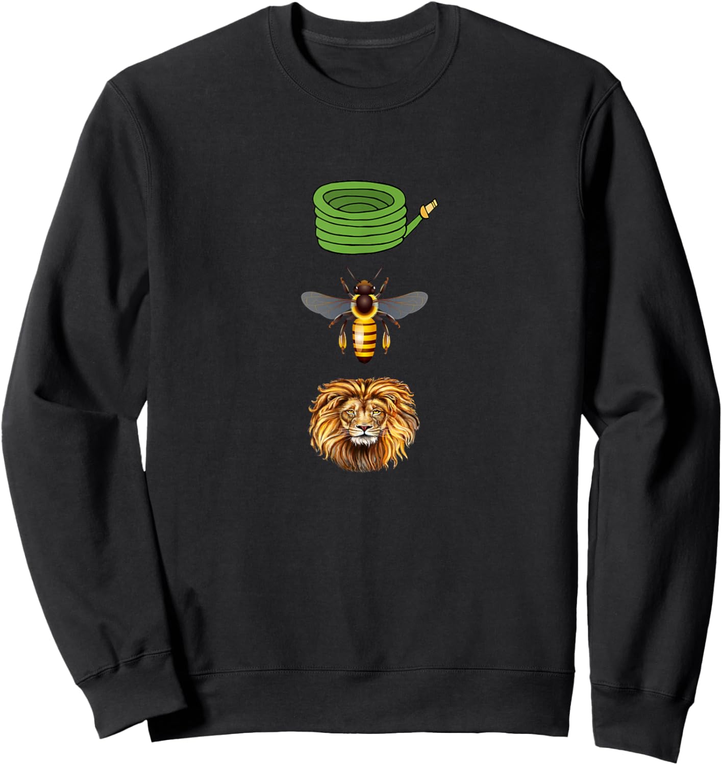 Hose Bee Lion Shirt Sweatshirt - Sweatshirt | Black