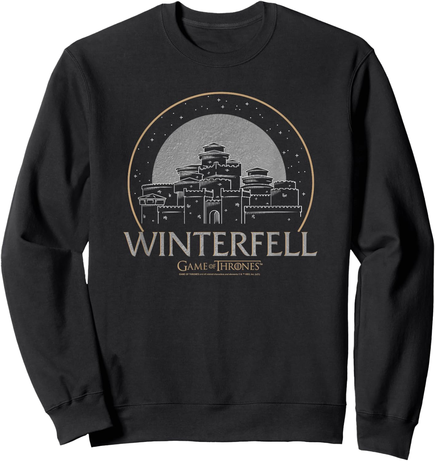 Game of Thrones Winterfell Sweatshirt - Sweatshirt | Black