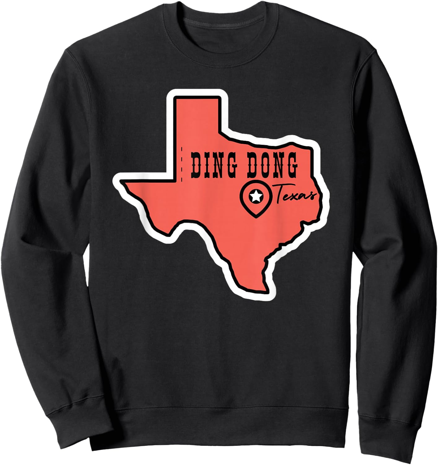Ding Dong Texas Sweatshirt - Sweatshirt | Black