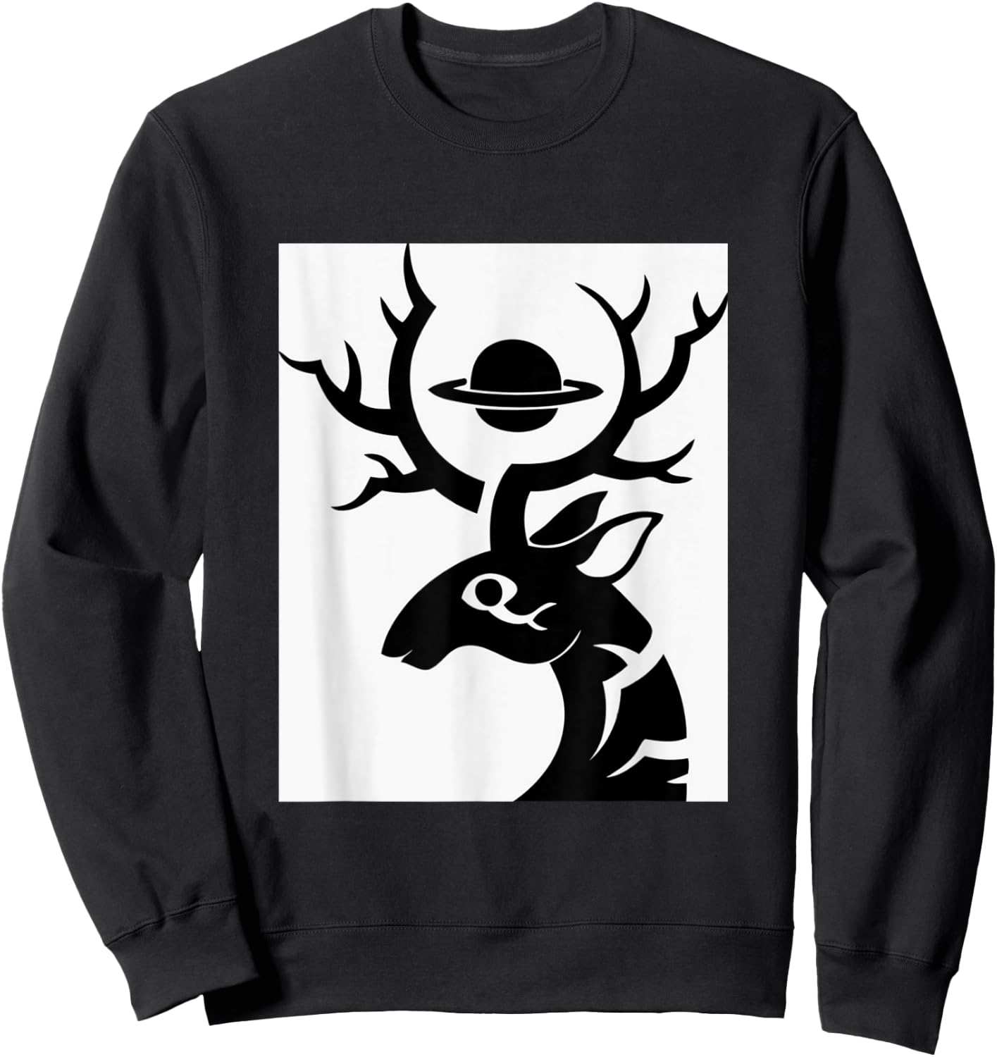 SCP Foundation Saturn Deer SCP-2845 Sweatshirt - Sweatshirt | Black