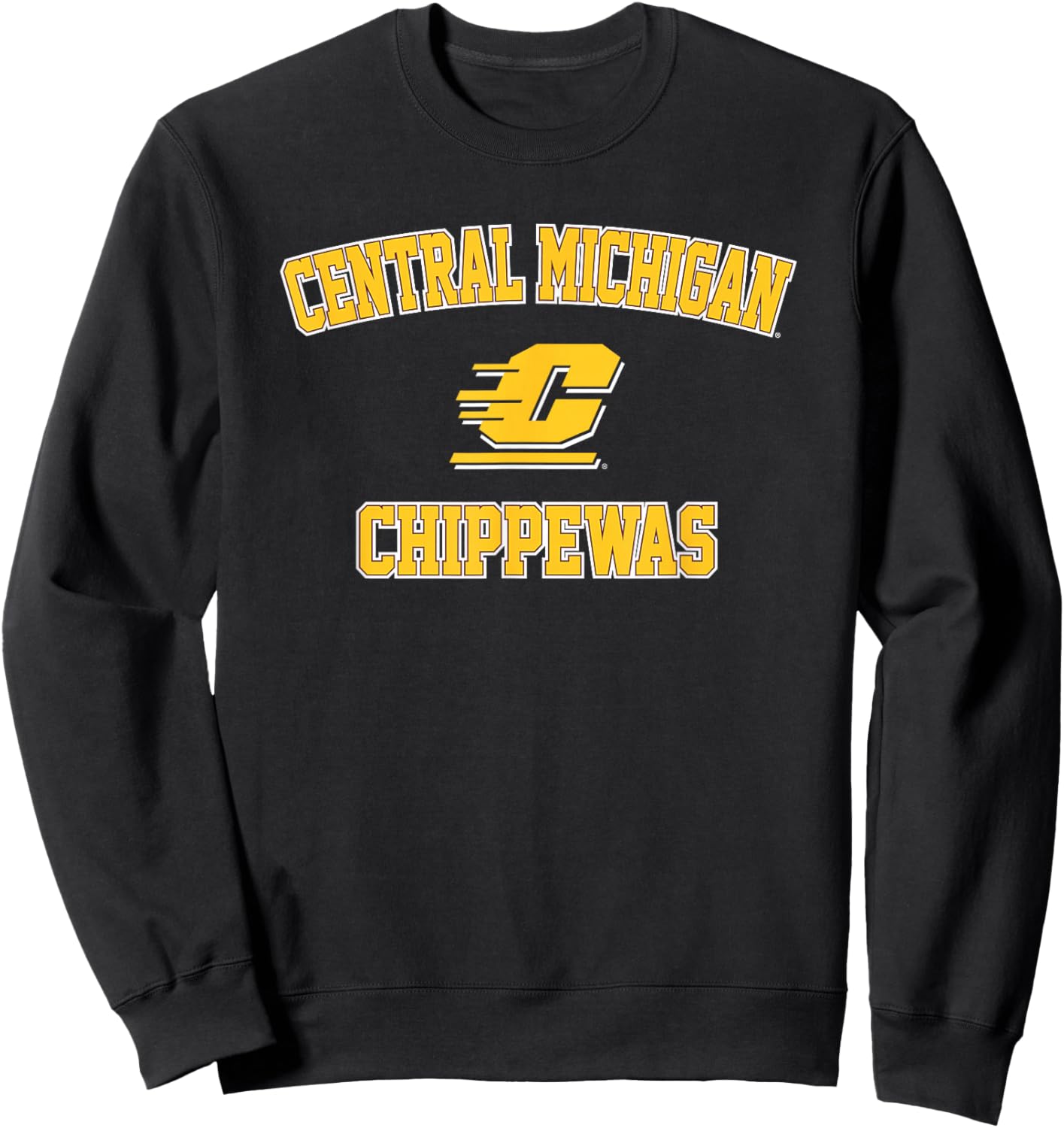 Central Michigan University CMU Chippewas Campus Classic Sweatshirt - Sweatshirt | Black