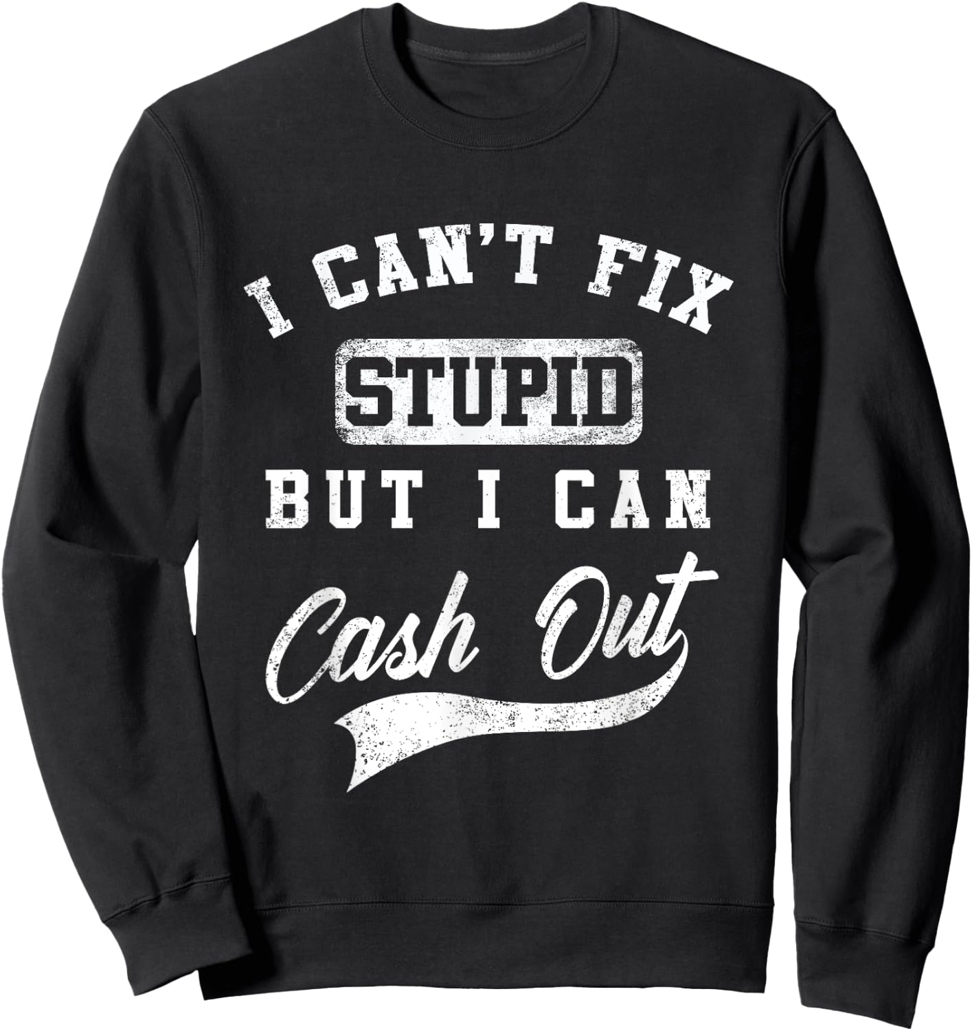 Parlay Funny sports betting Sports bettor Sweatshirt - Sweatshirt | Black