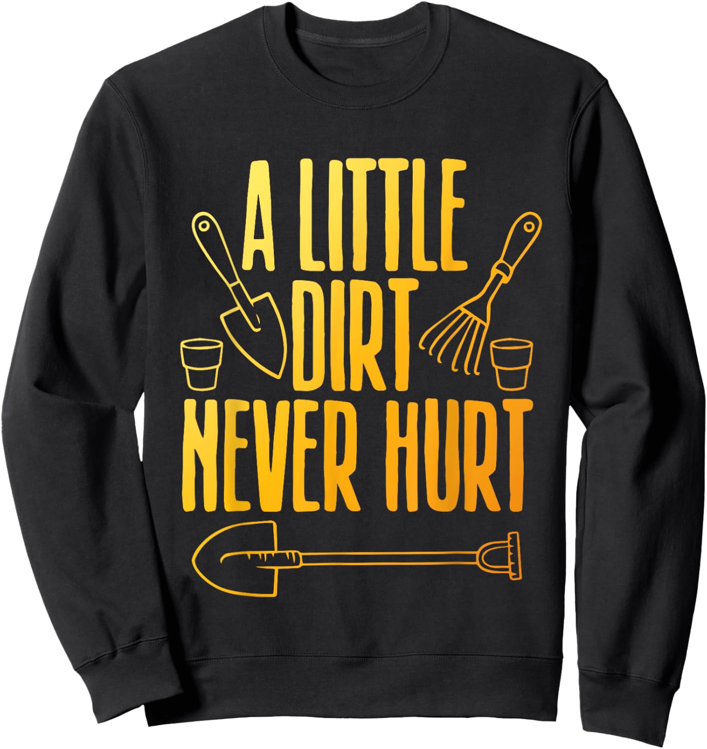Cool Gardening Art Women Gardener Garden Plant Lover Sweatshirt - Sweatshirt | Black