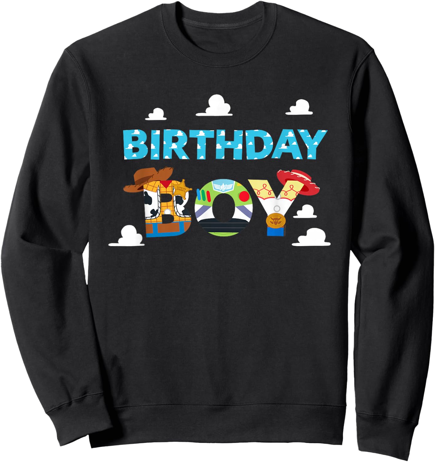 Disney and Pixar’s Toy Story Clouds Birthday Boy Sweatshirt - Sweatshirt | Black