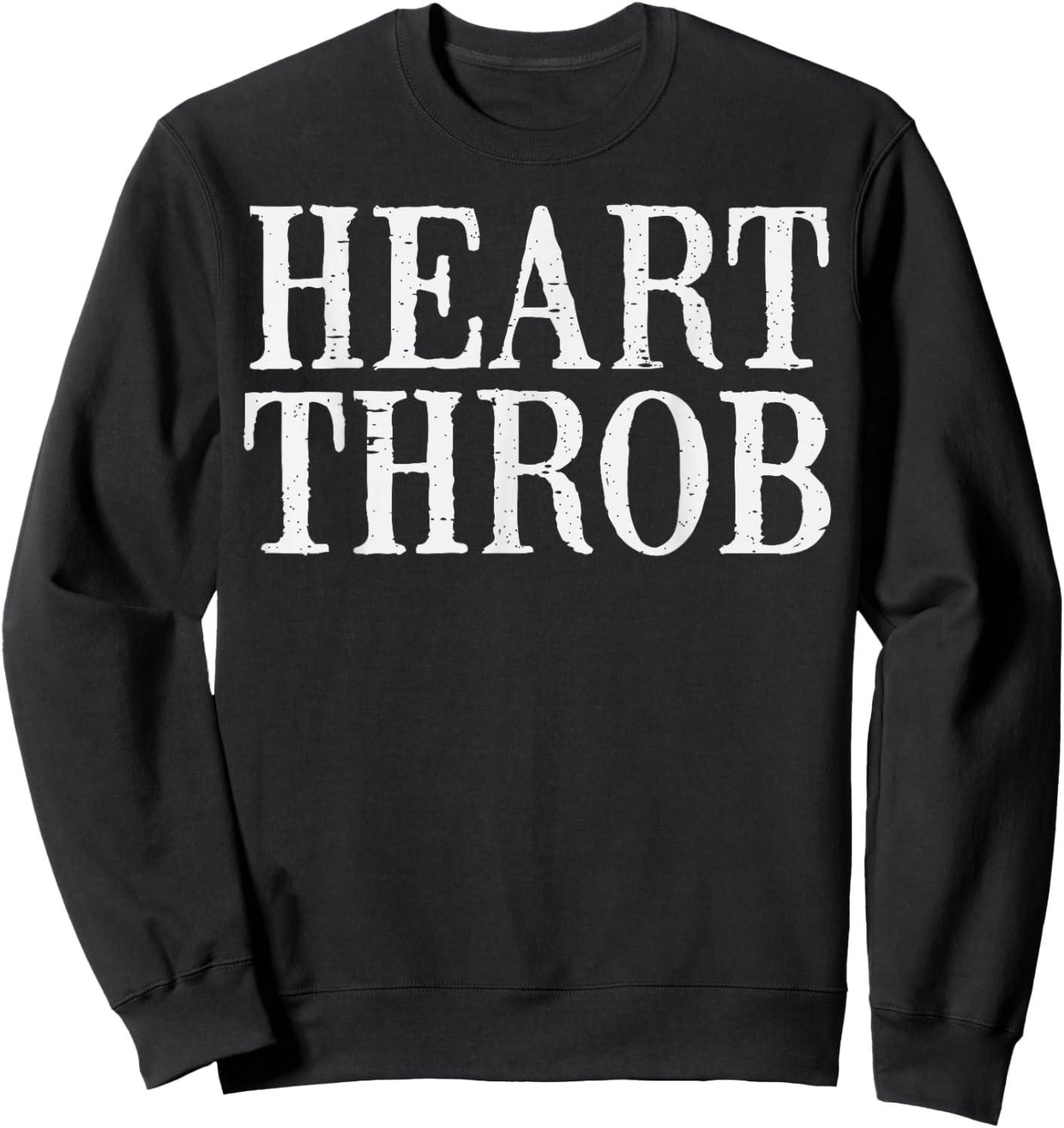 Valentines Day Heart Throb Funny Toddler Boys Kids Youth Men Sweatshirt - Sweatshirt | Black