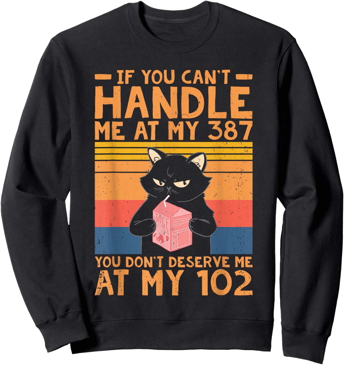 T1D Diabetic Blood Funny Diabetes warrior Sweatshirt - Sweatshirt | Black