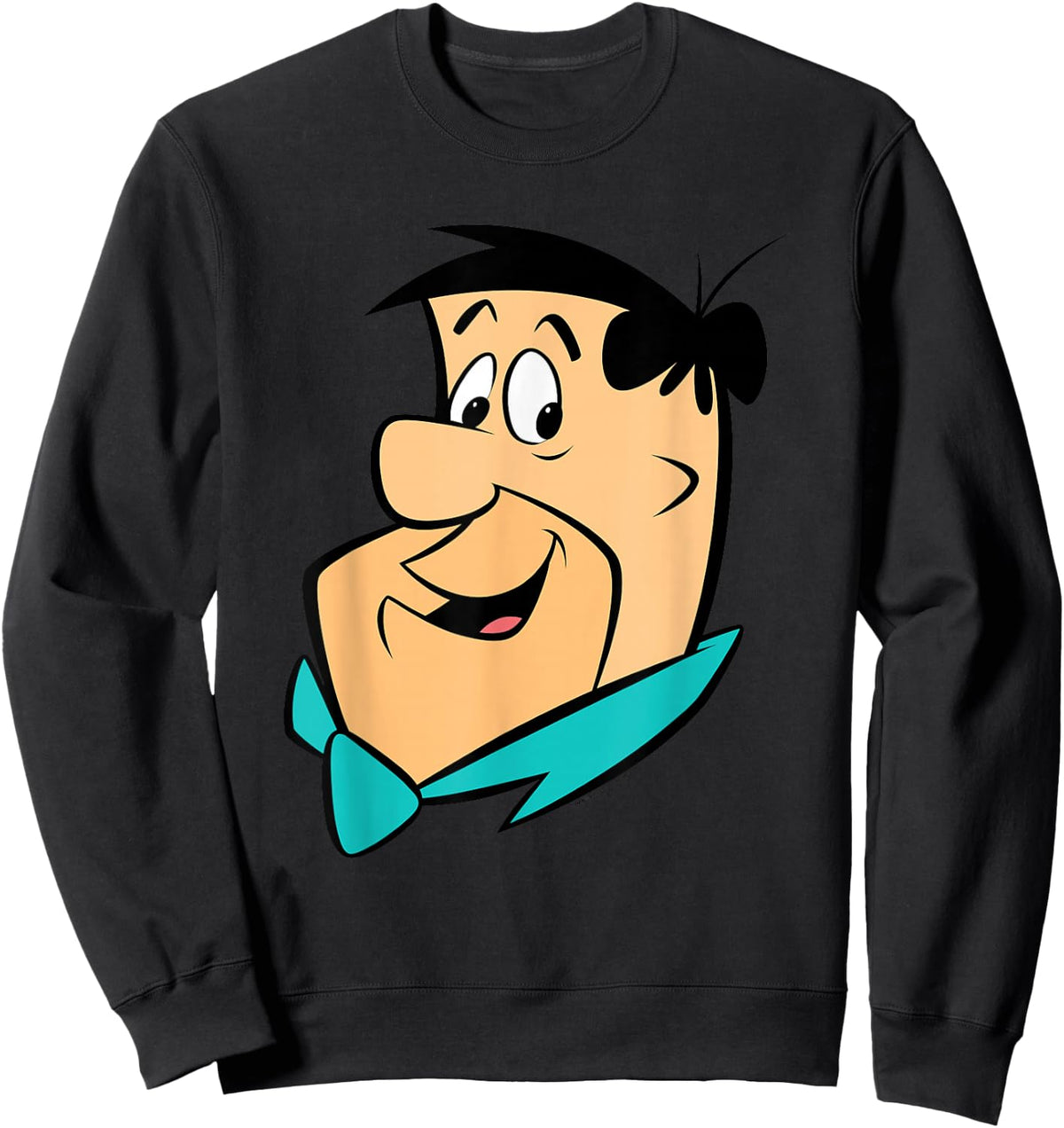 The Flintstones Fred Face Sweatshirt - Sweatshirt | Black