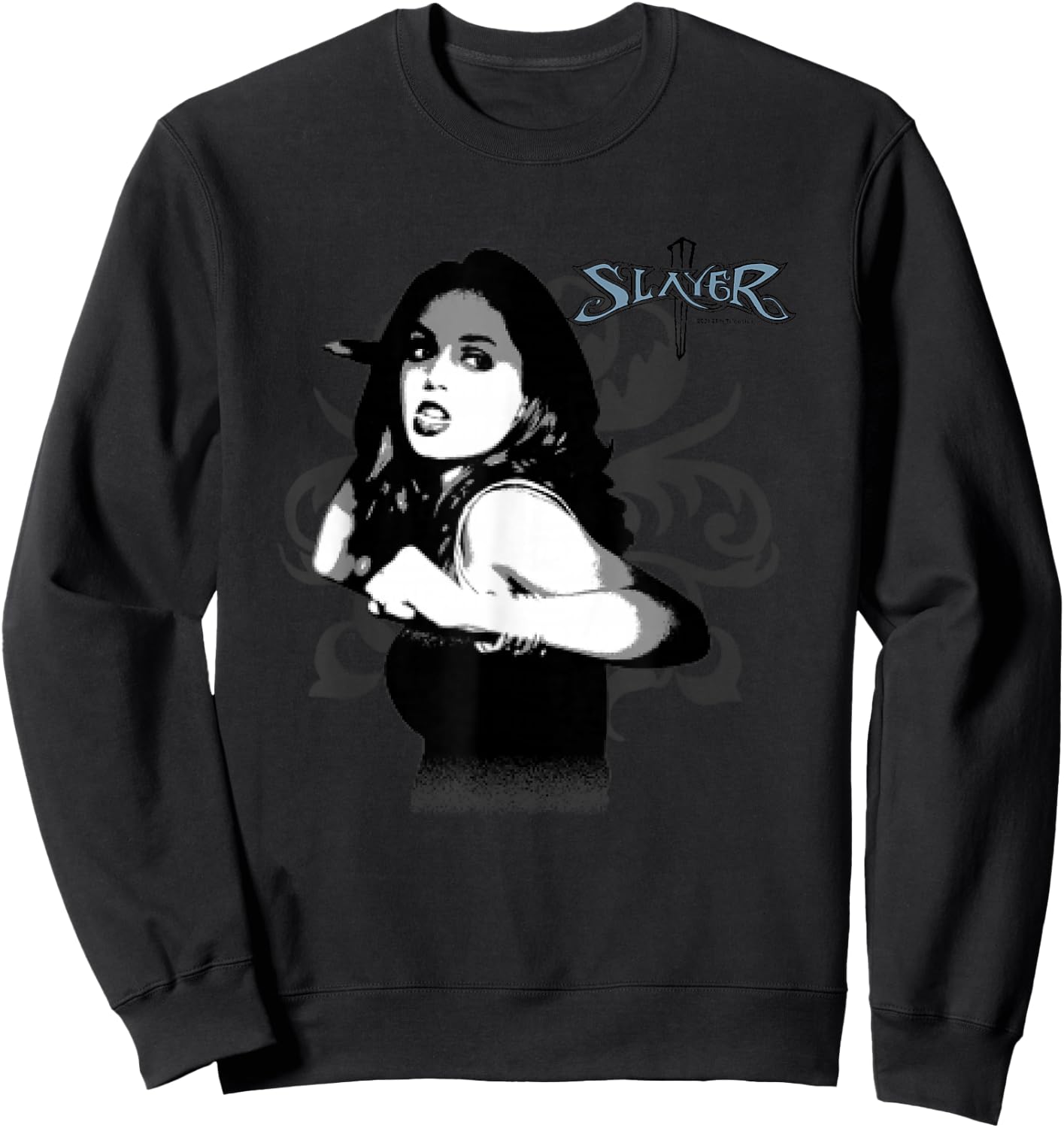 Buffy The Vampire Slayer Faith Nouveau Slayer Portrait Sweatshirt - Sweatshirt | Black