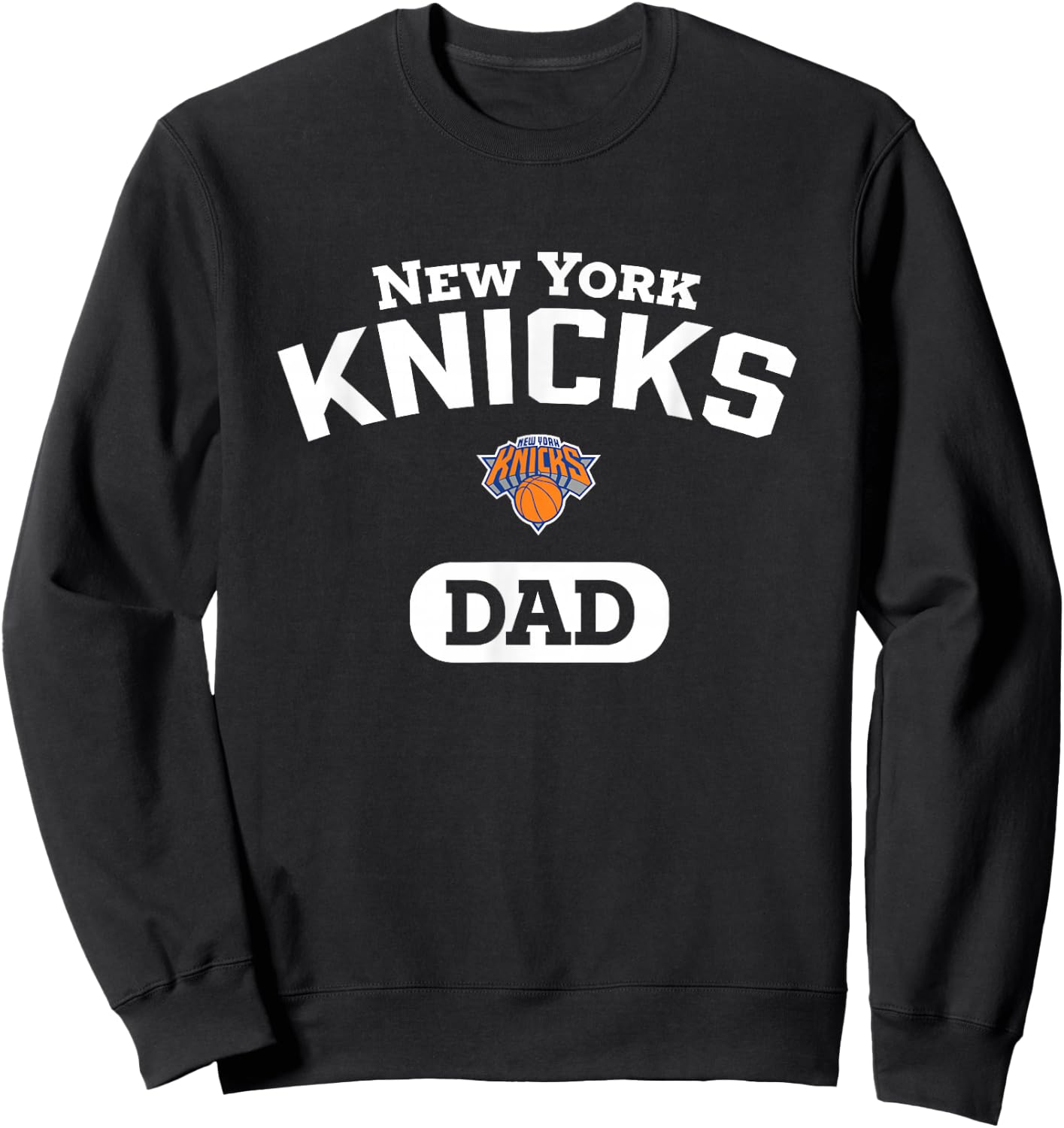 NBA New York Knicks Dad Arched Team Logo Sweatshirt - Sweatshirt | Black
