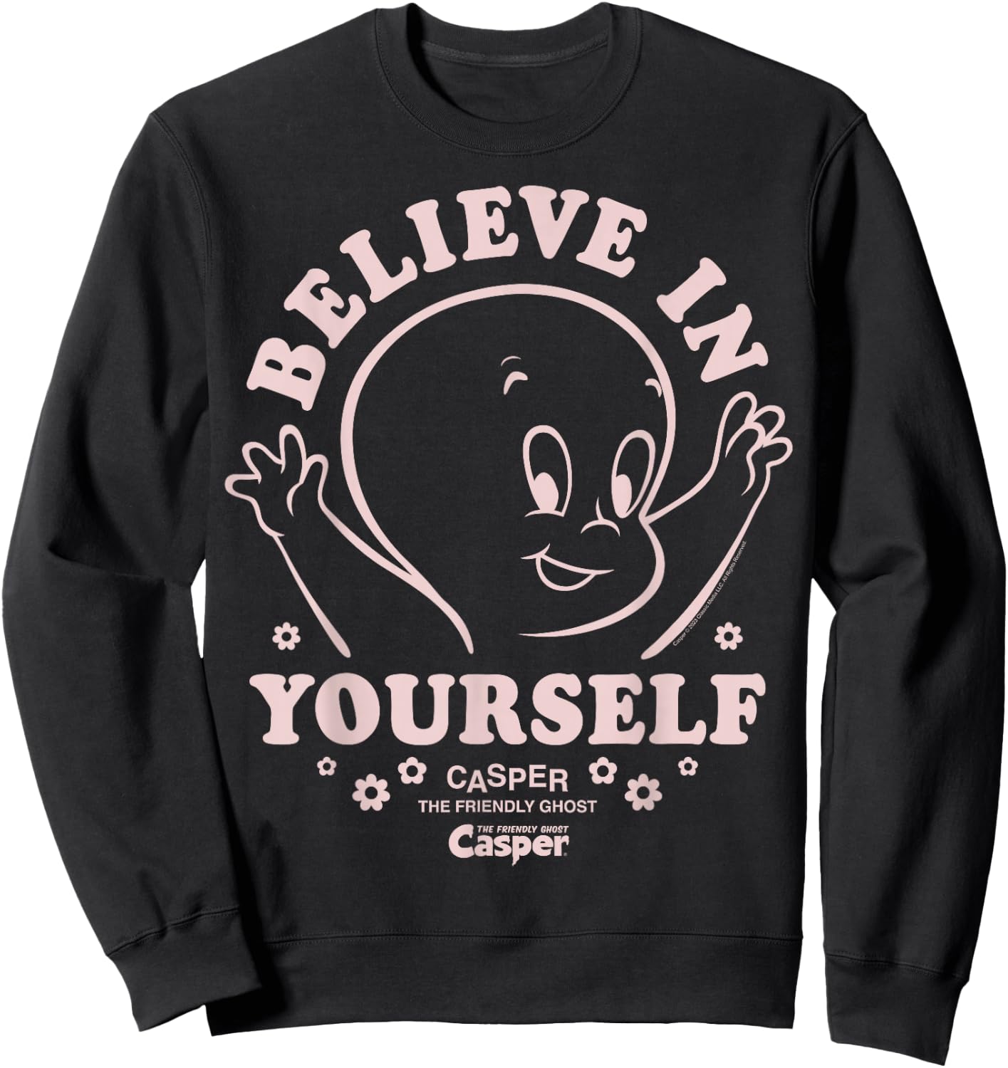 Casper the Friendly Ghost Believe in Yourself Sweatshirt - Sweatshirt | Black