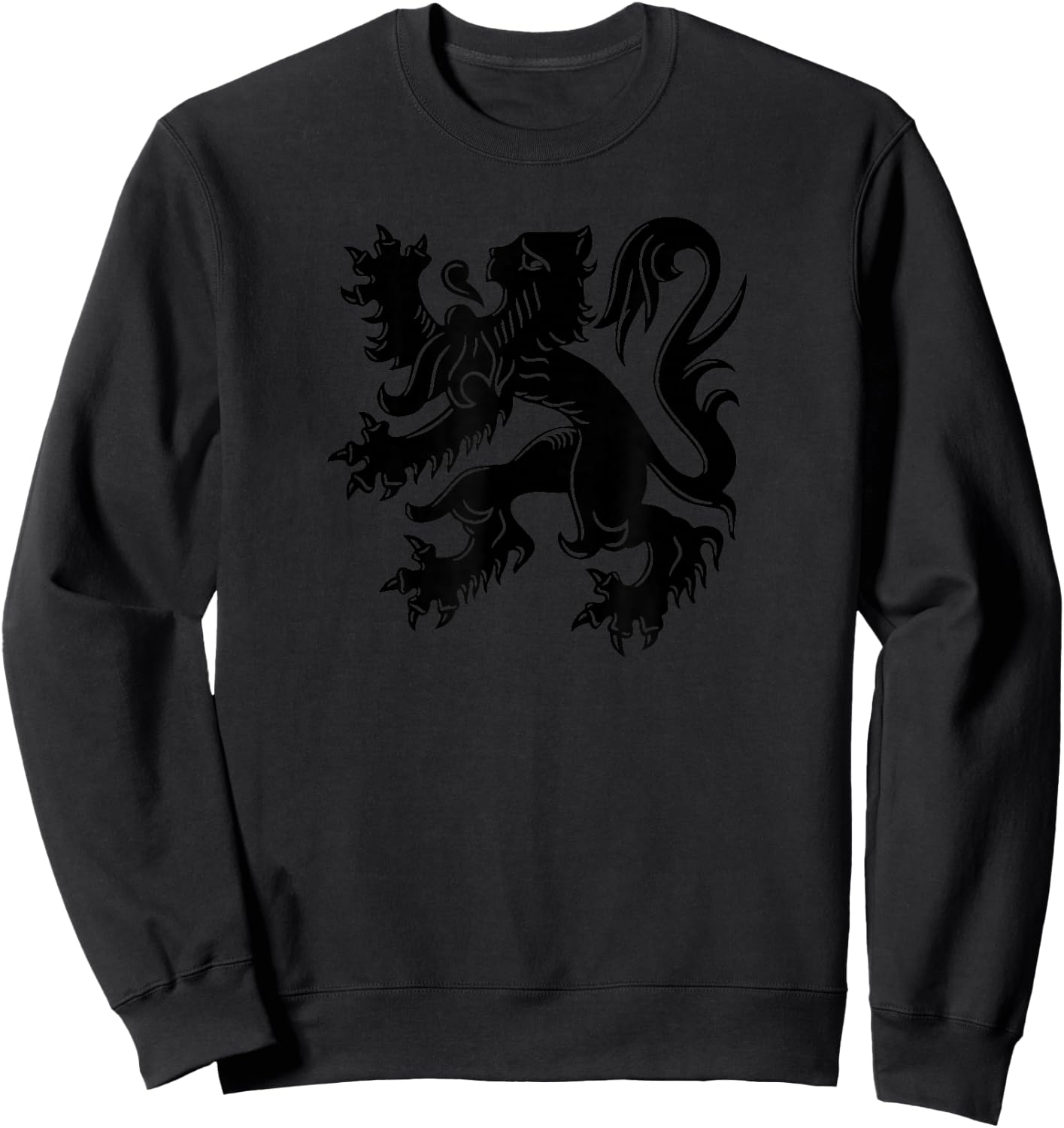Flanders Belgium Flag Flemish Lion Brussels Sweatshirt - Sweatshirt | Black