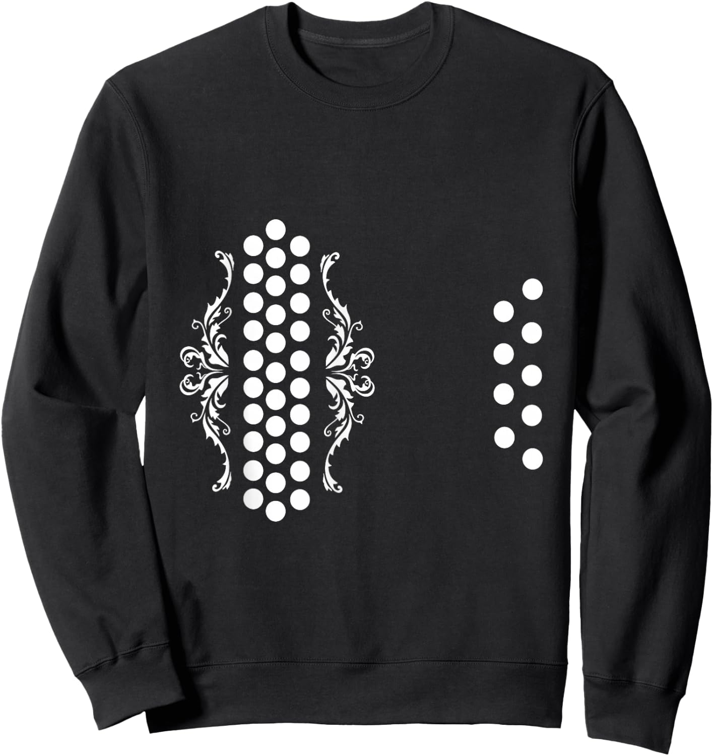 Novelty Mexican Air Accordion Musician Hobby Learn Musician Sweatshirt - Sweatshirt | Black