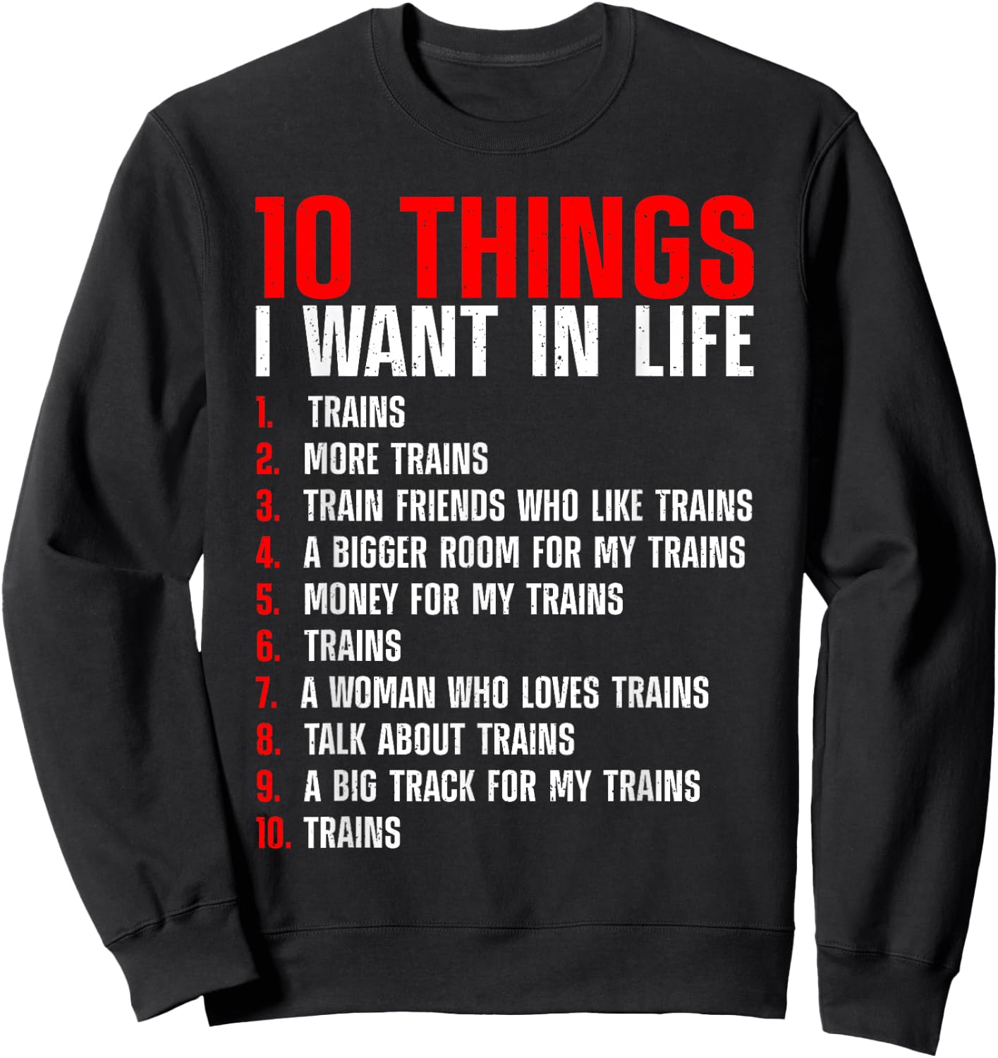 Cool Train Art Women Kids Railroad Model Train Lover Sweatshirt - Sweatshirt | Black