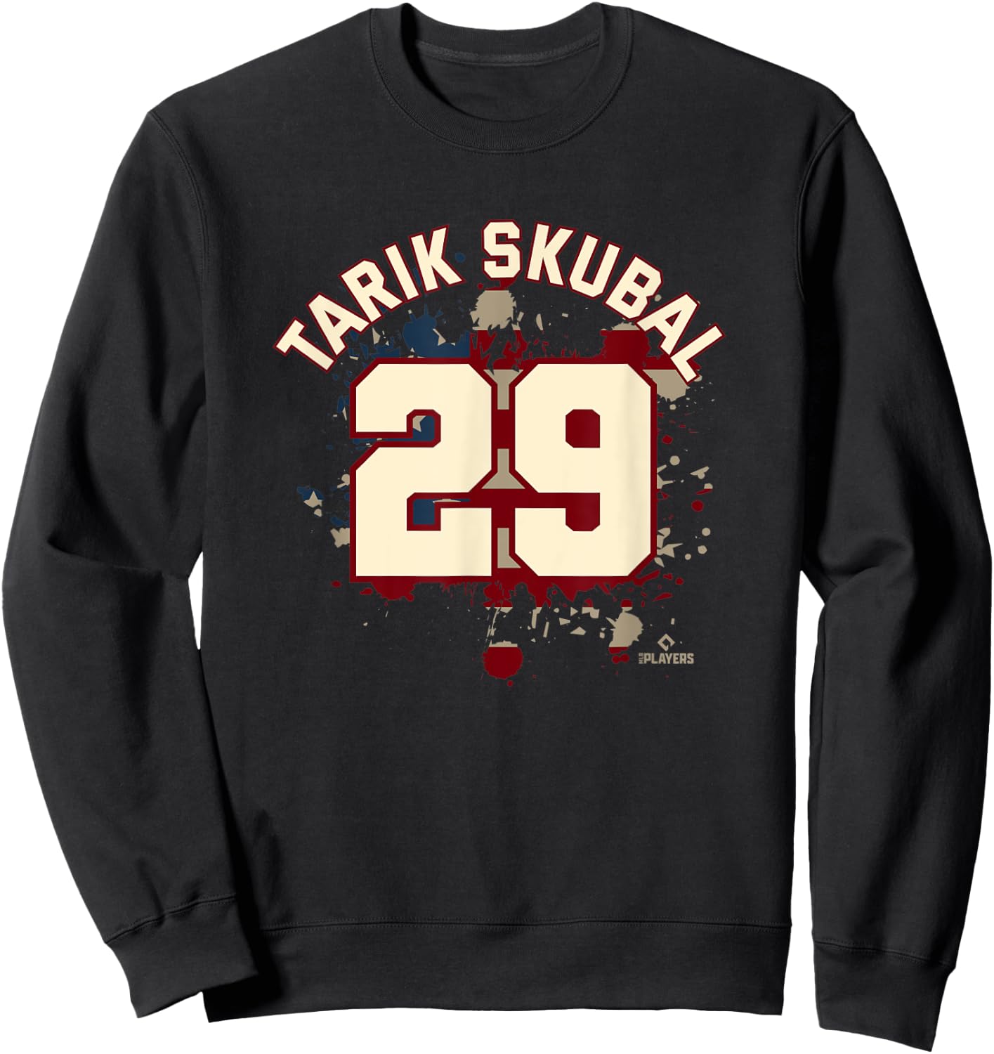 Tarik Skubal Vintage Flag Detroit Baseball Player Sweatshirt - Sweatshirt | Black