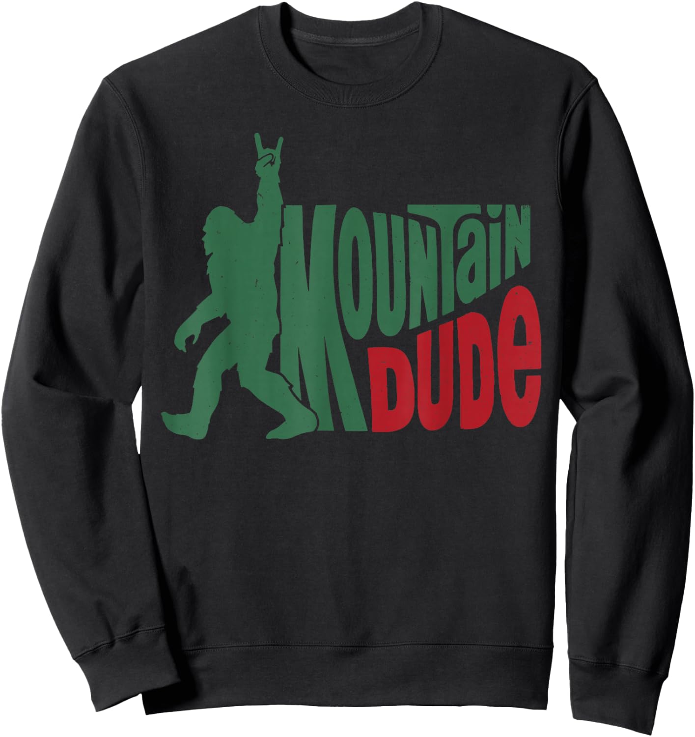 Bigfoot Mountain Dude Sweatshirt - Sweatshirt | Black