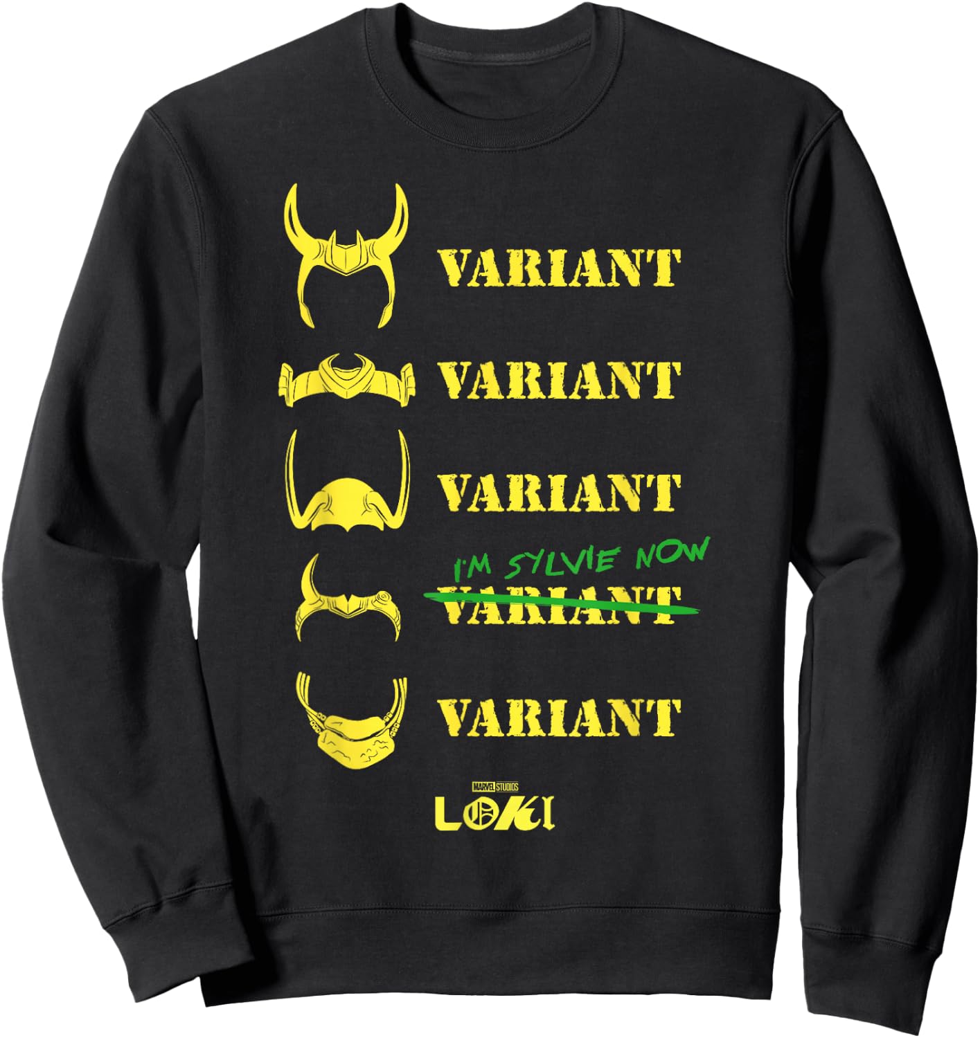 Marvel Loki Variant Sylvie Quote Sweatshirt - Sweatshirt | Black