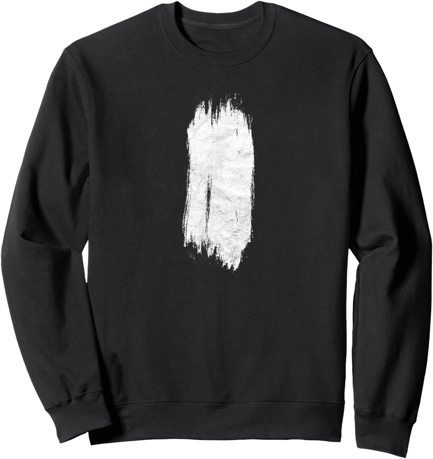 White Blaze Appalachian Trail Minimalist Hiking Graphic Sweatshirt - Sweatshirt | Black