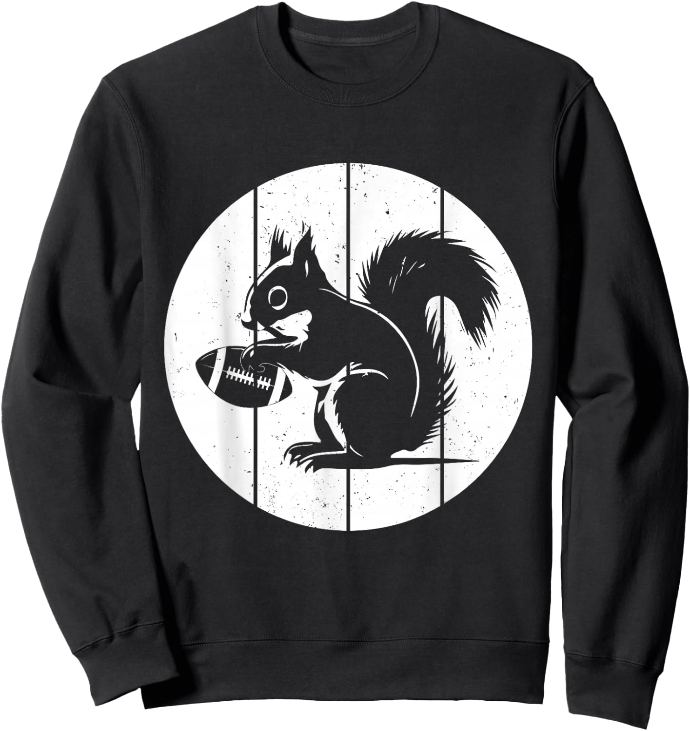 American Football Squirrel Football Player Squirrel Sweatshirt - Sweatshirt | Black