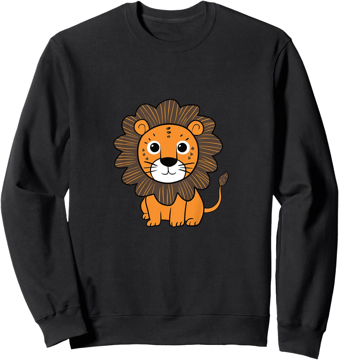 Kids lion for kids Sweatshirt - Sweatshirt | Black