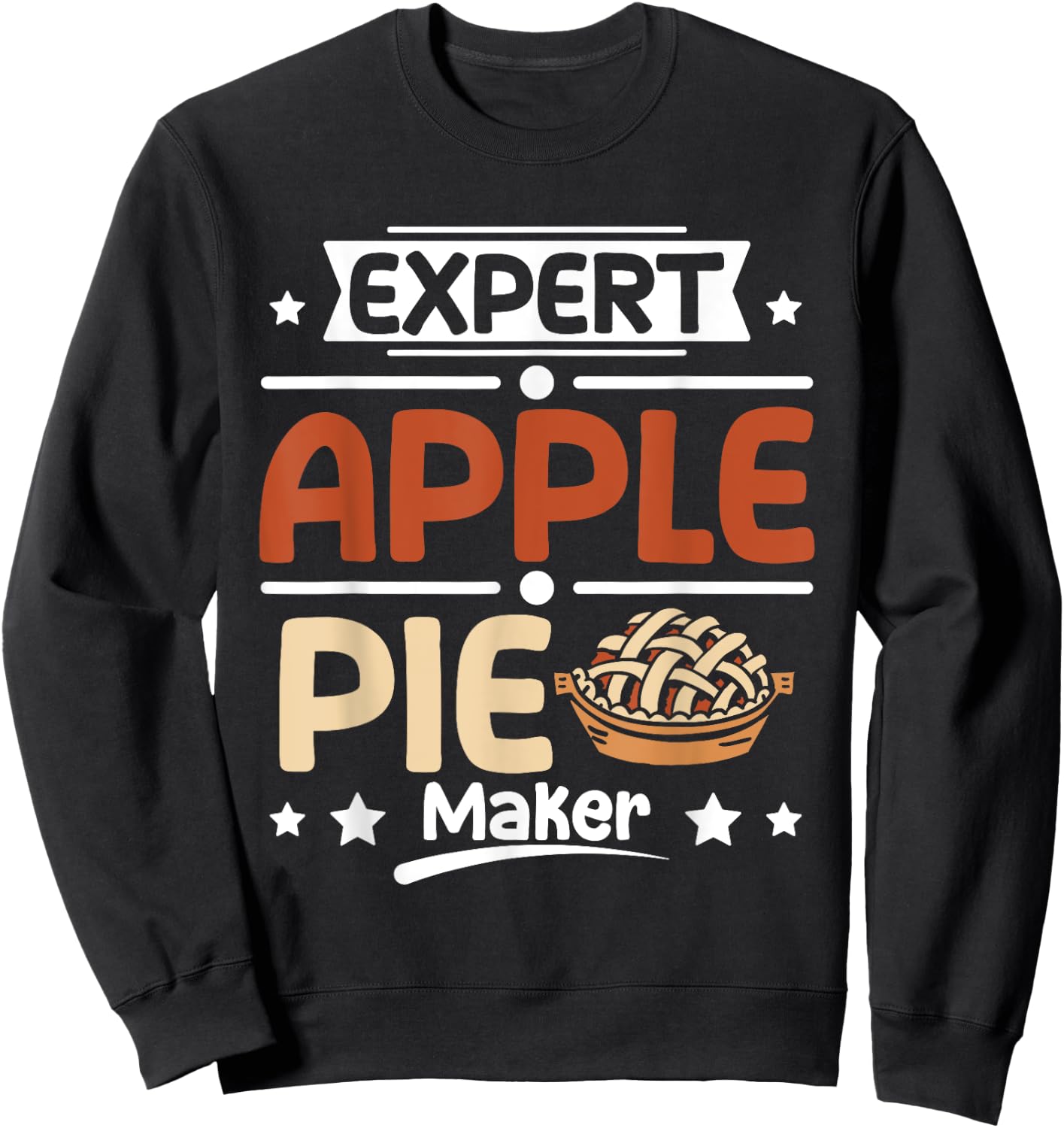 Expert Apple pie maker Sweatshirt - Sweatshirt | Black
