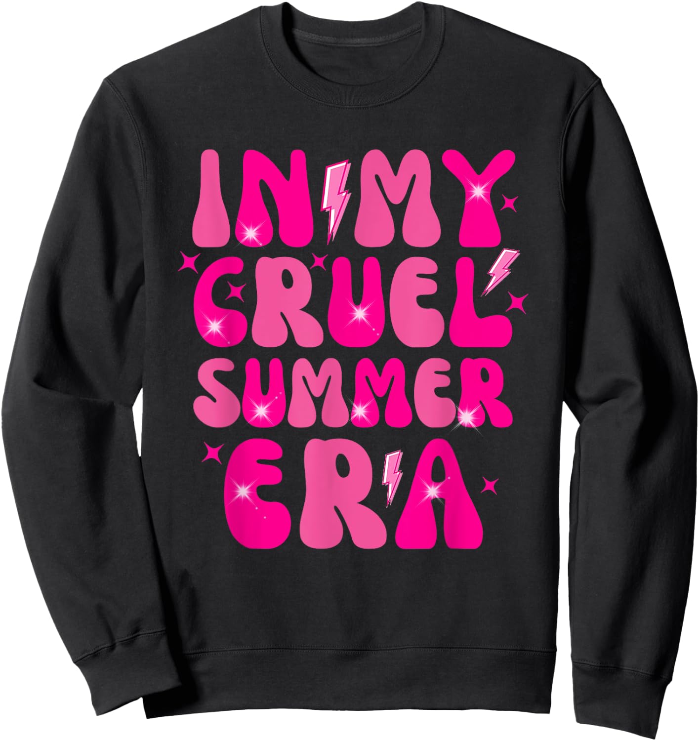 Groovy In My Cruel Summer Era Family Beach Vacation Men Women Kids Sweatshirt - Sweatshirt | Black
